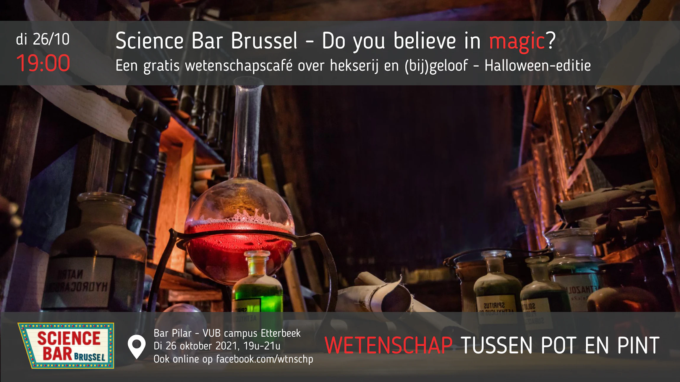 Science Bar Brussel - Do you believe in magic?