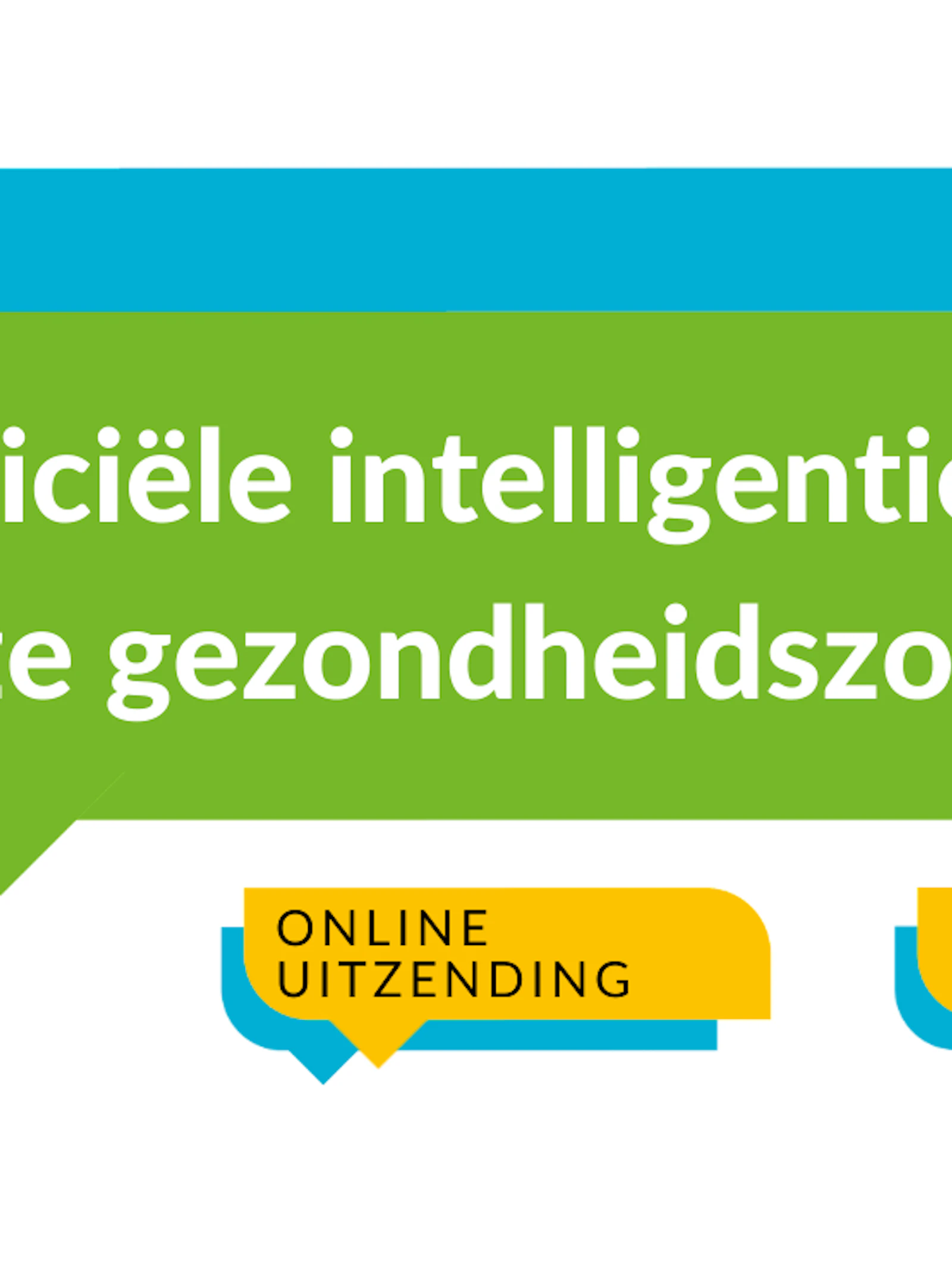 Artificiële intelligentie in onze gezondheidszorg