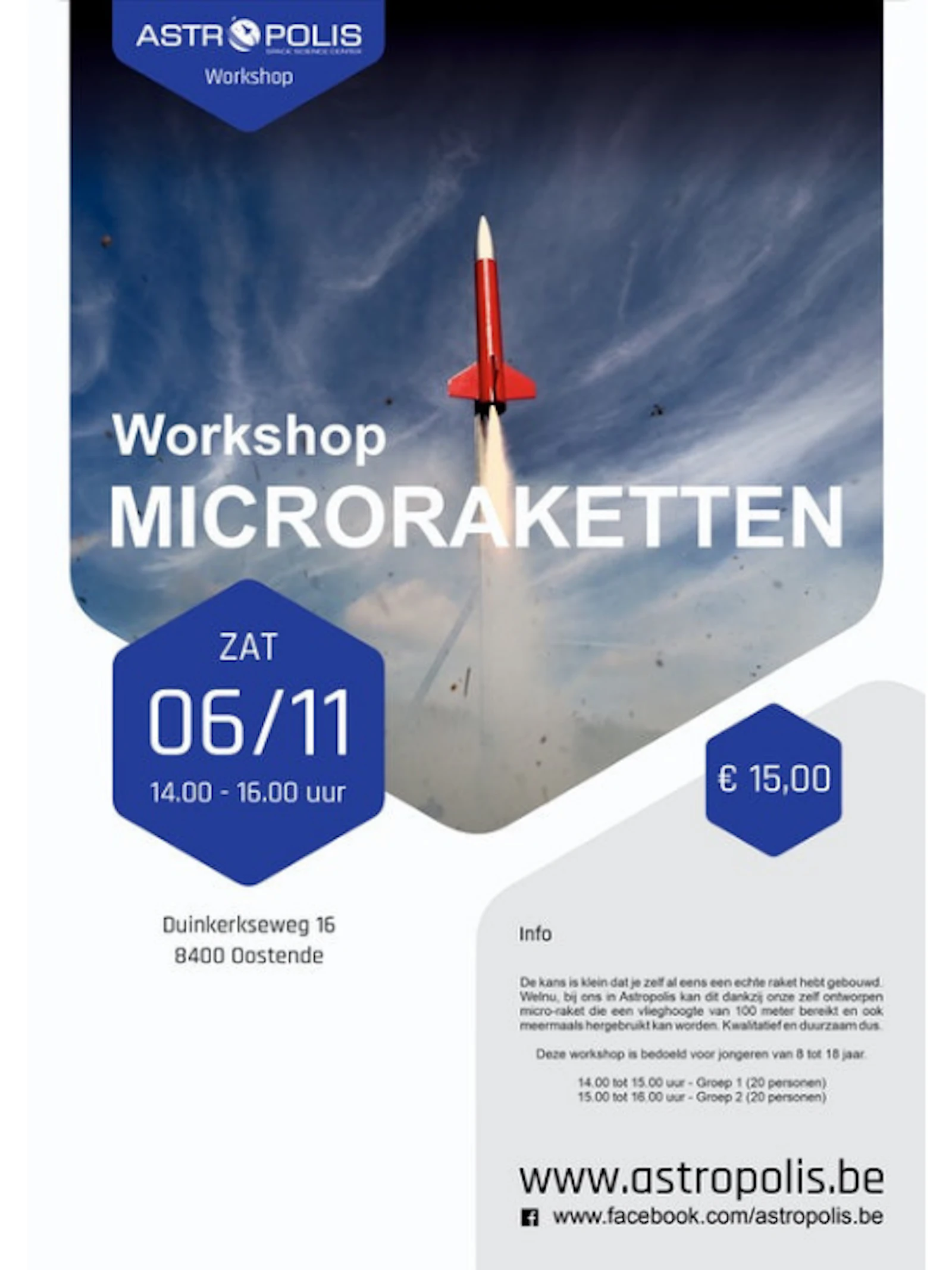 Workshop microraketten