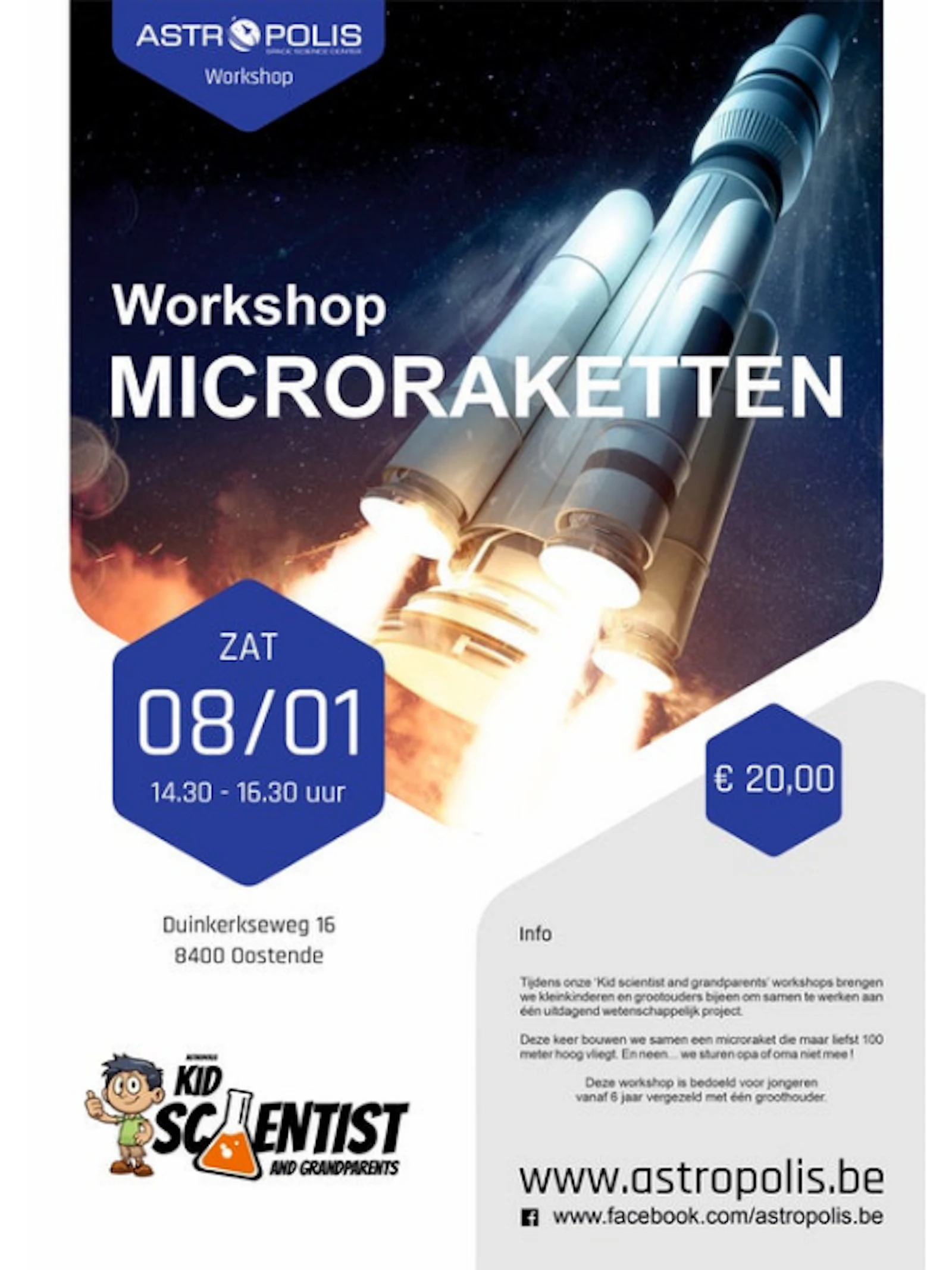 Workshop microraketten