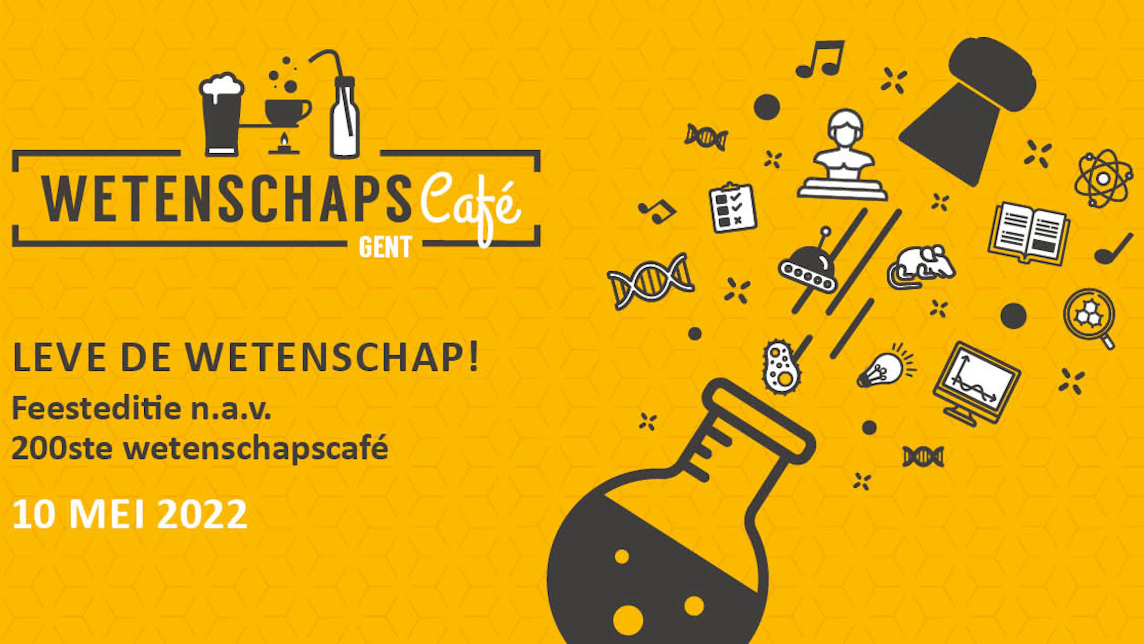 Wetenschapscafé 'Leve de wetenschap'