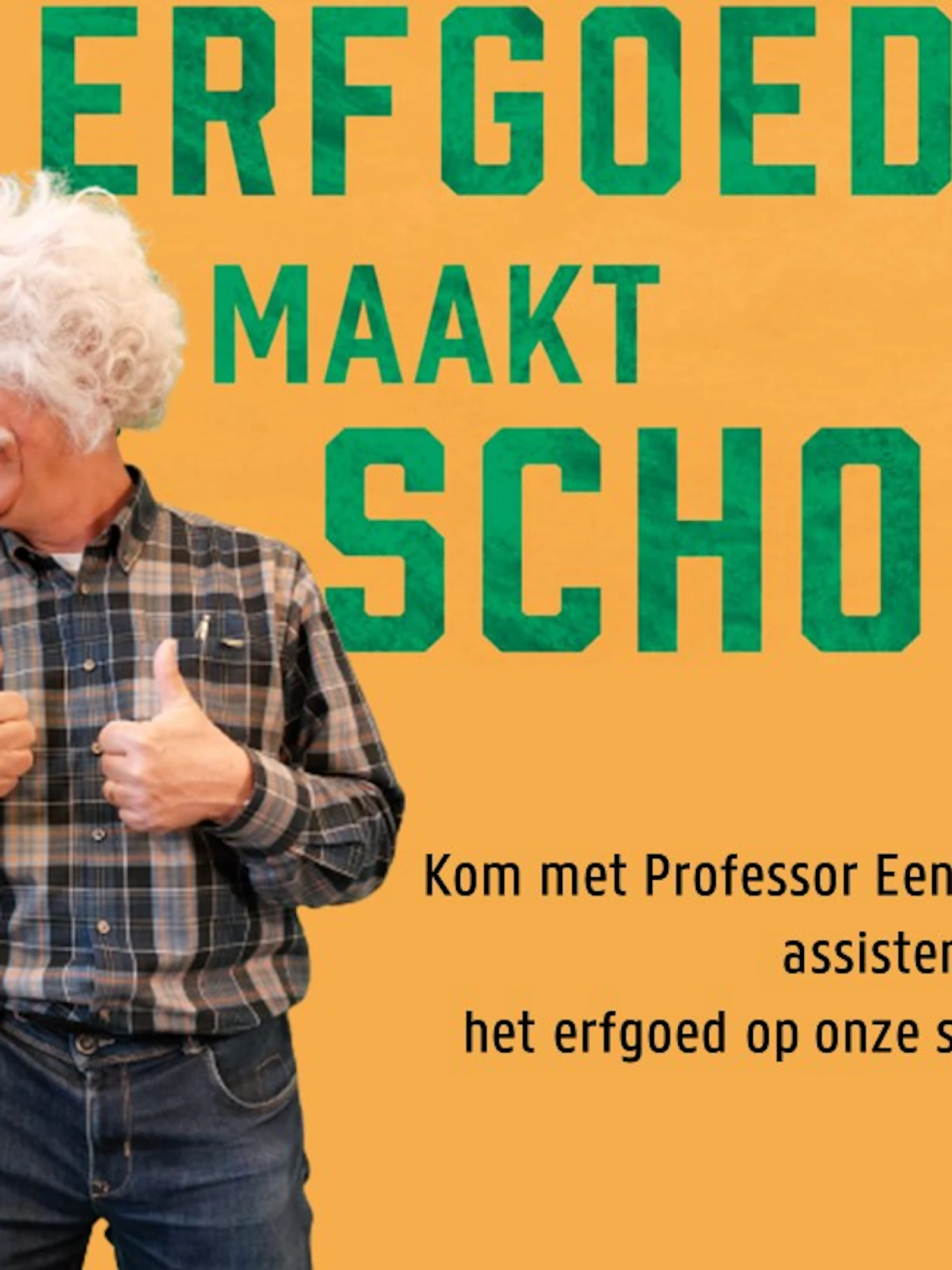 Professor Eensteen en zijn sympathieke assistent Ronaldo helpen je op weg