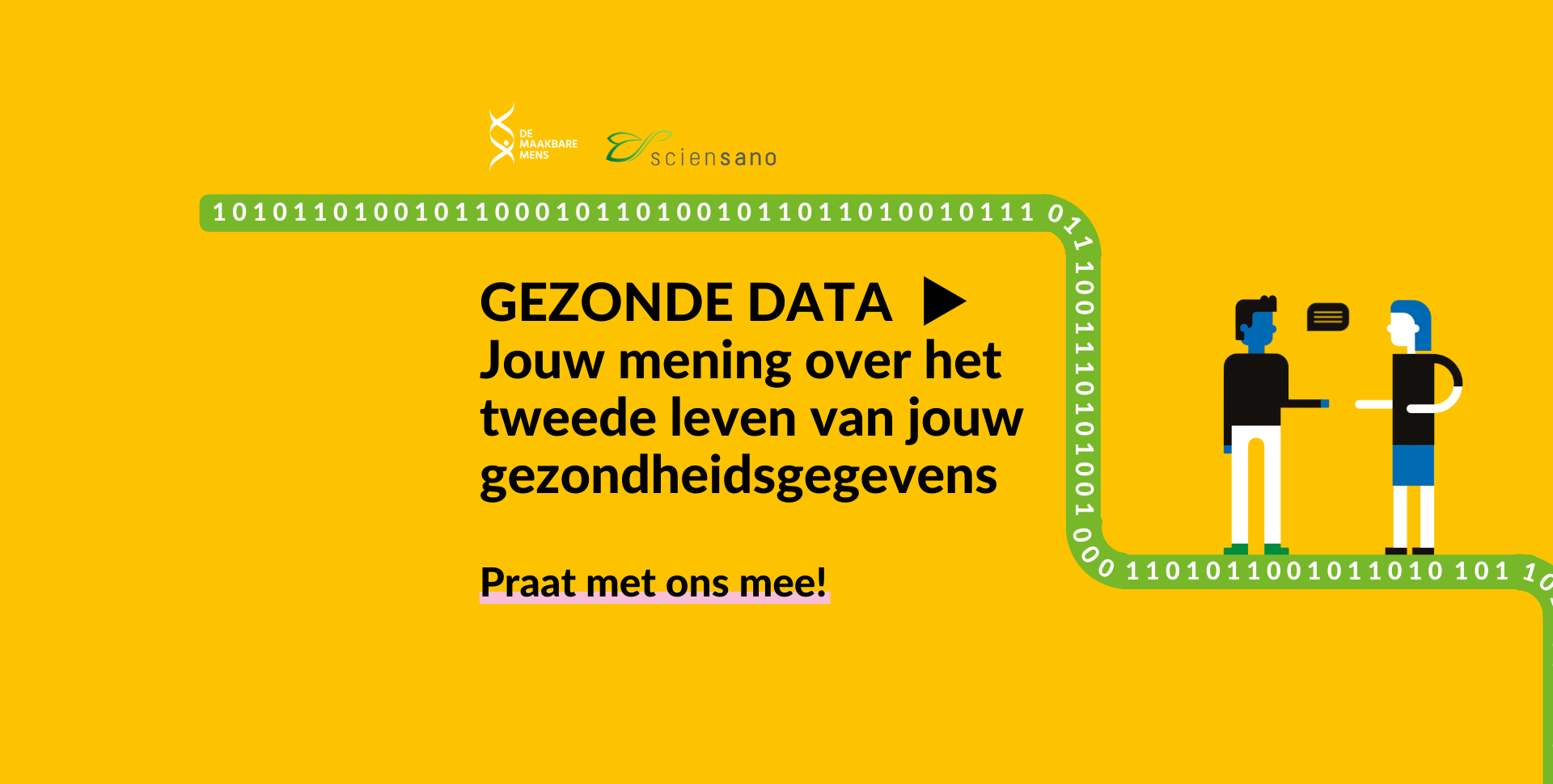 Gezonde data ‣ Jouw mening over het tweede leven van je gezondheidsgegevens