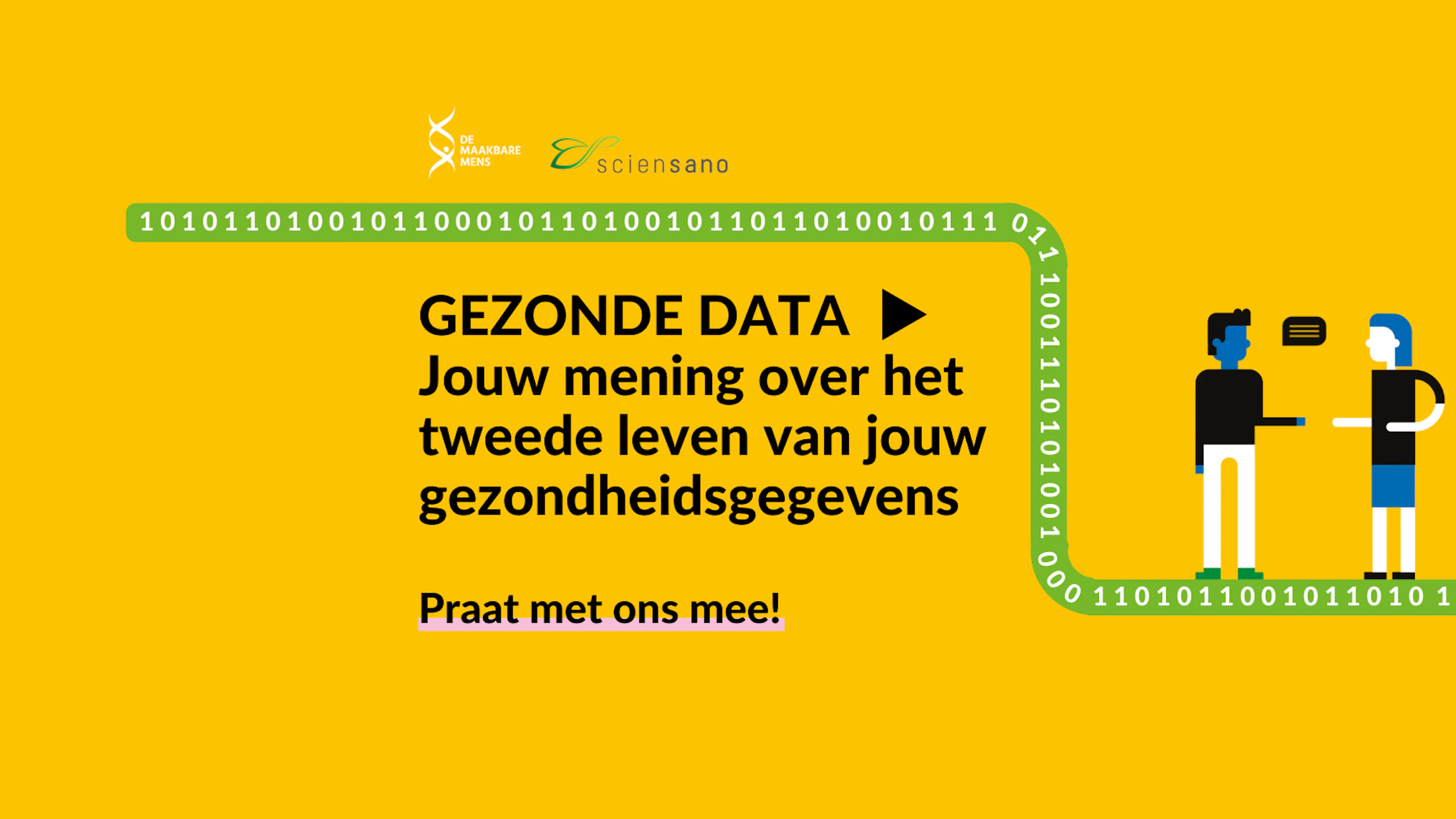 Gezonde data ‣ Jouw mening over het tweede leven van je gezondheidsgegevens
