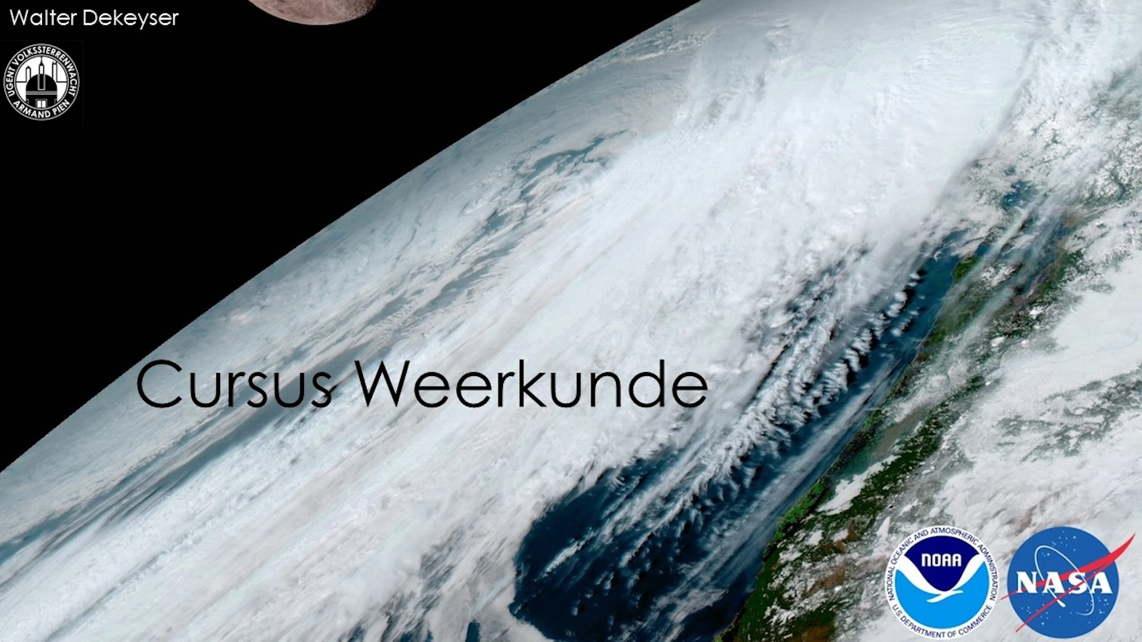Cursus weerkunde op de sterrenwacht in Gent.