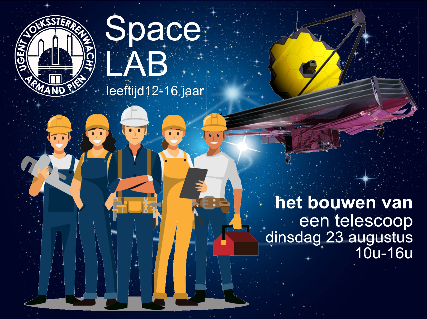 Kom je eigen telescoop bouwen!