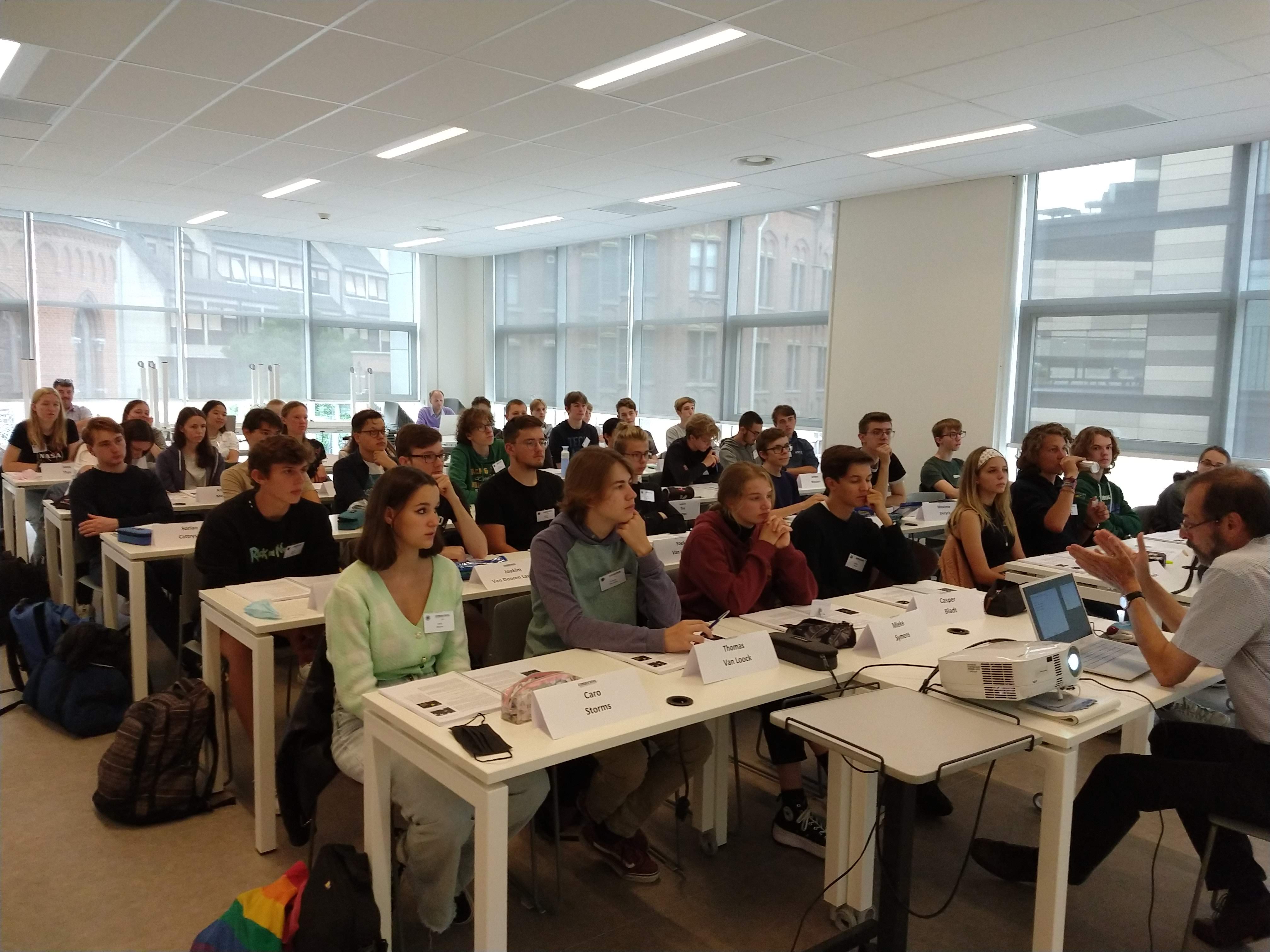 Sfeerbeeld zomerschool sterrenkunde 2021