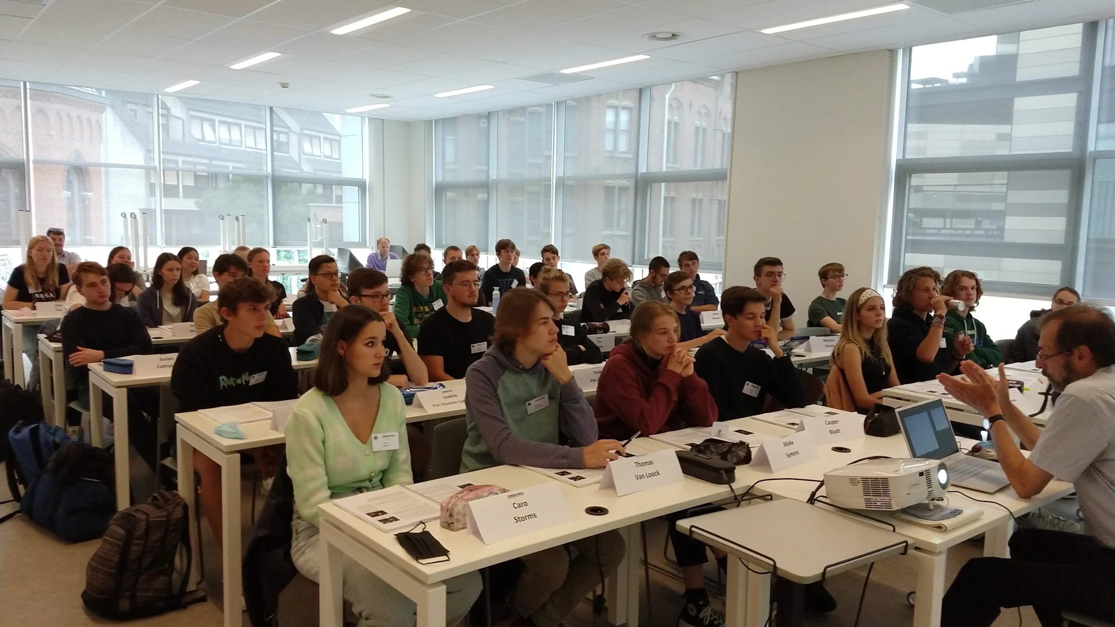 Sfeerbeeld zomerschool sterrenkunde 2021