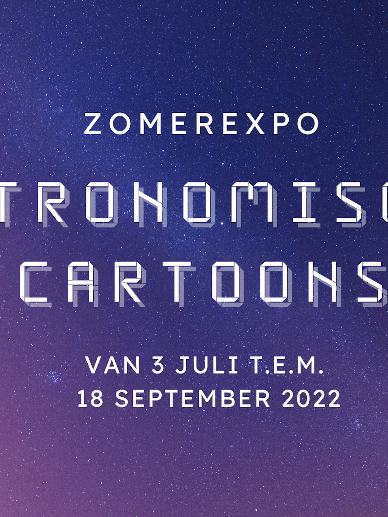 Zomerexpositie Astronomische cartoons