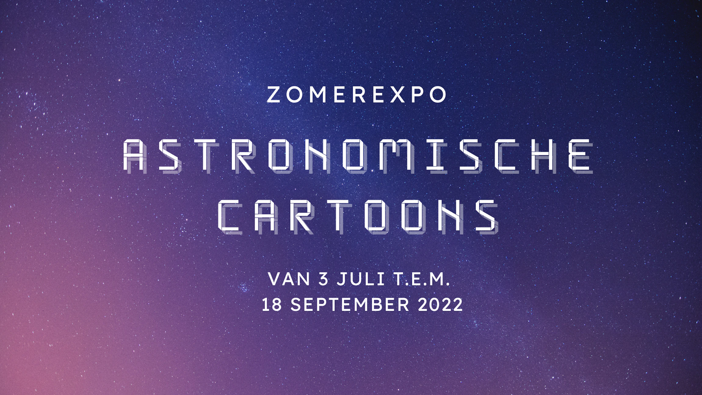 Zomerexpositie Astronomische cartoons