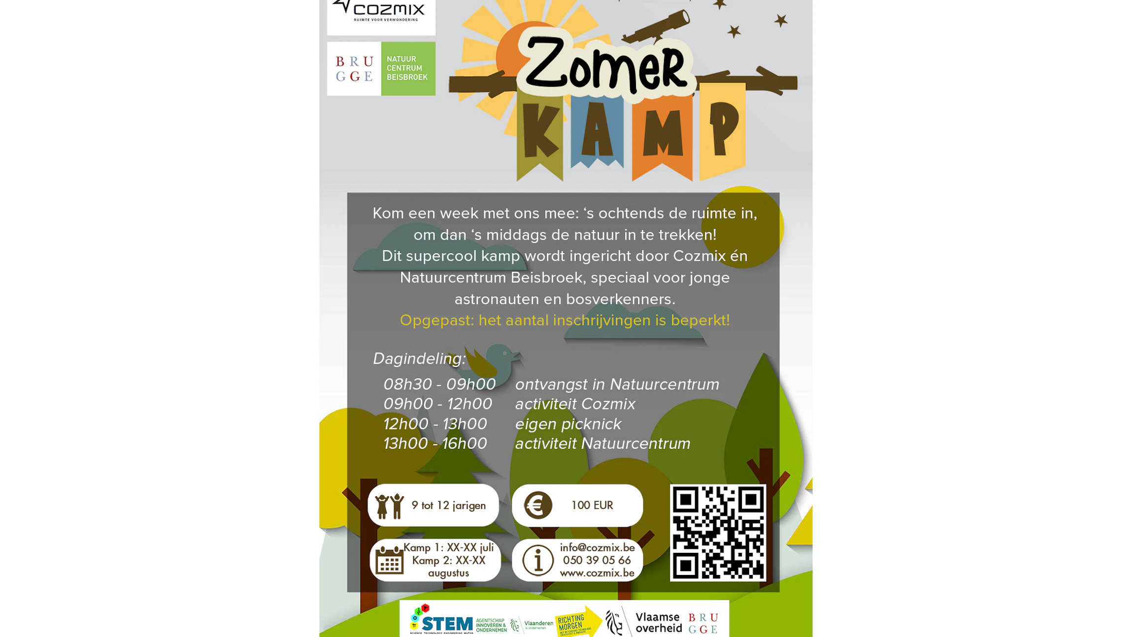 Zomerkamp augustus Cozmix