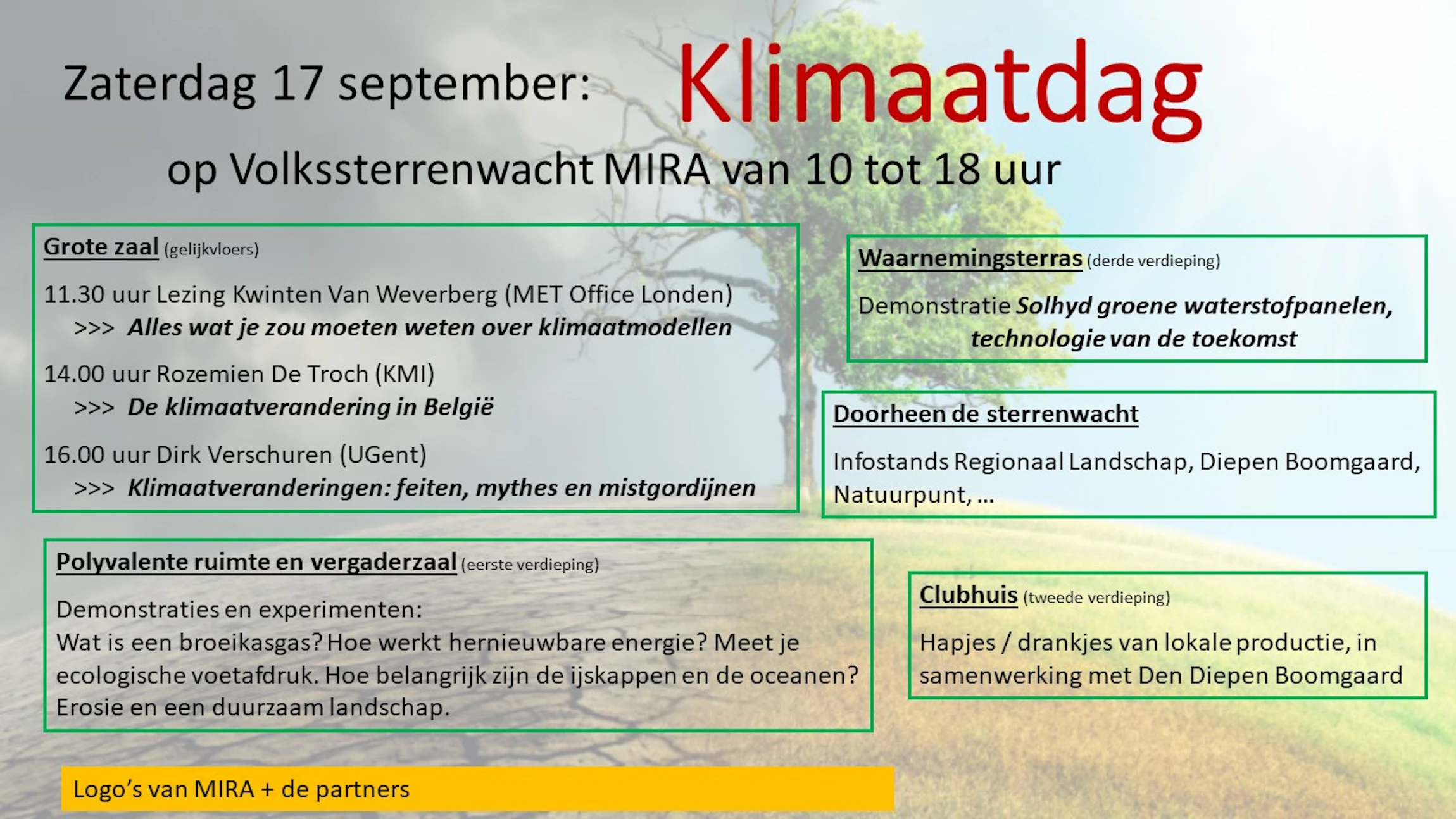 Klimaatdag op Volkssterrenwacht MIRA