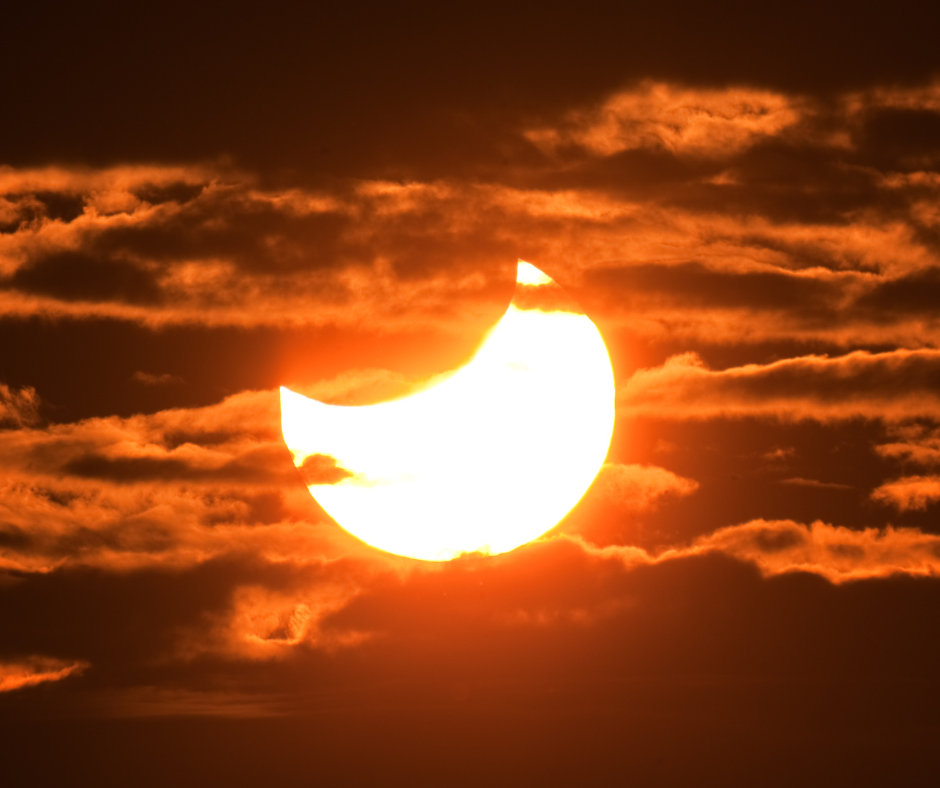 Gedeeltelijke zonsverduistering 25 oktober