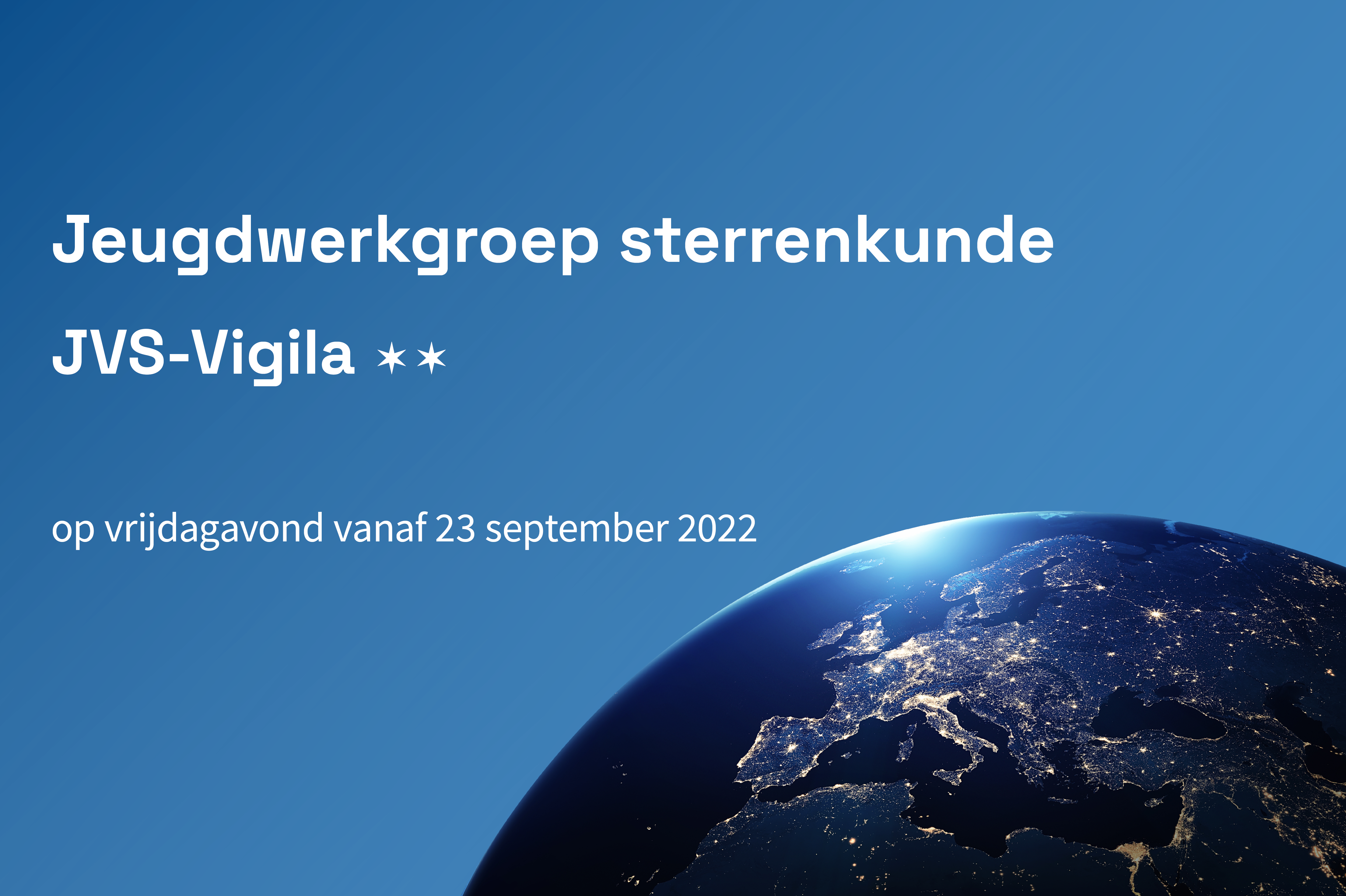 Jeugdwerkgroep sterrenkunde JVS-Vigilia
