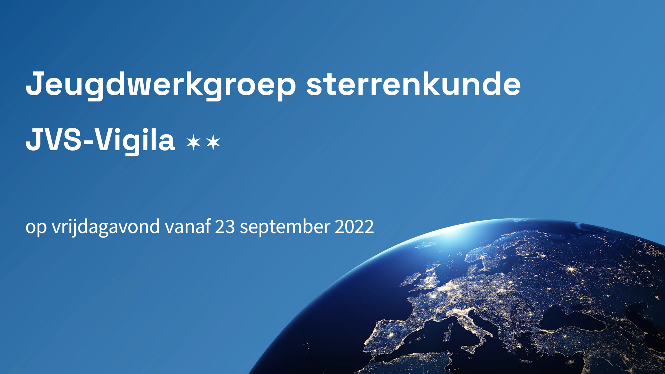 Jeugdwerkgroep sterrenkunde JVS-Vigilia