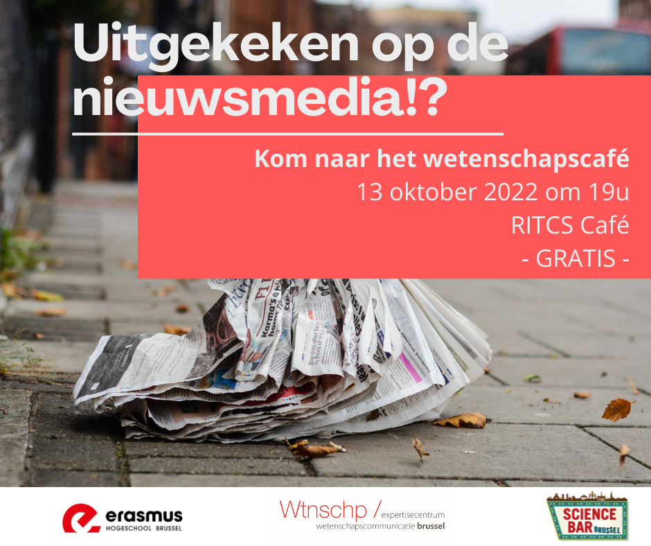 Wetenschapscafé 'Uitgekeken op de nieuwsmedia!?'