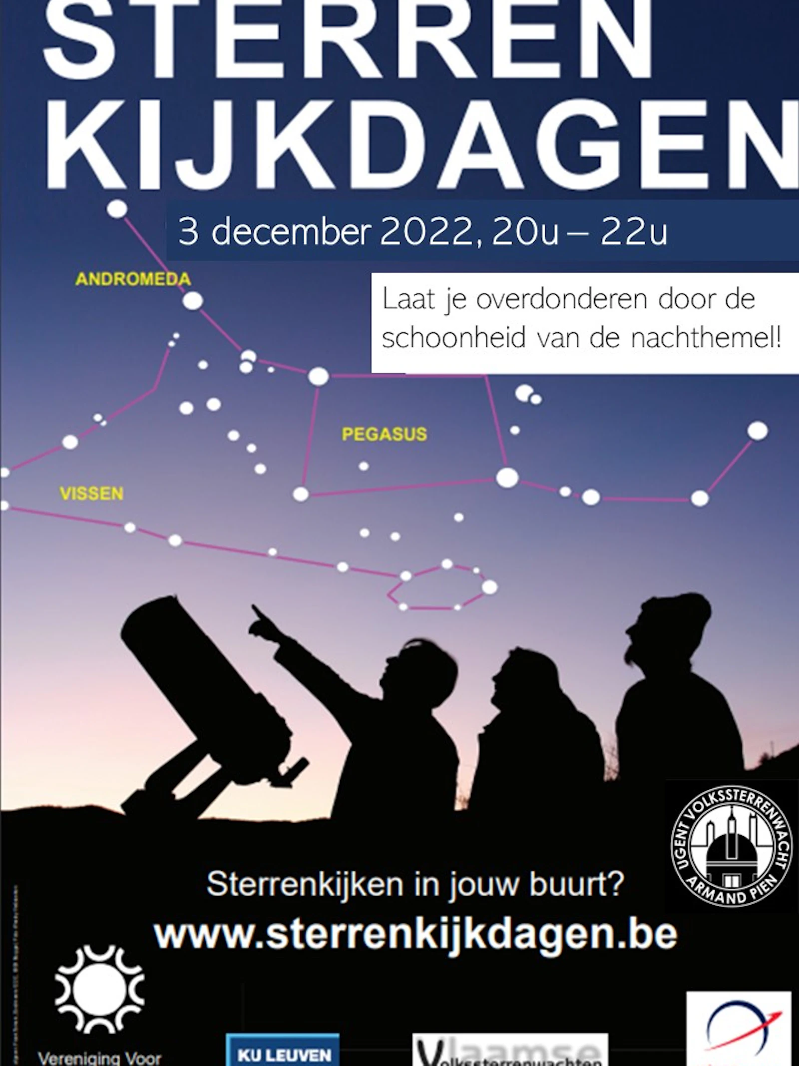 Sterrenkijkdagen: een initiatief van de Vereniging Voor Sterrenkunde (VVN)