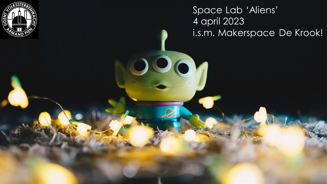 Kom je eigen alien maken op het Space Lab!