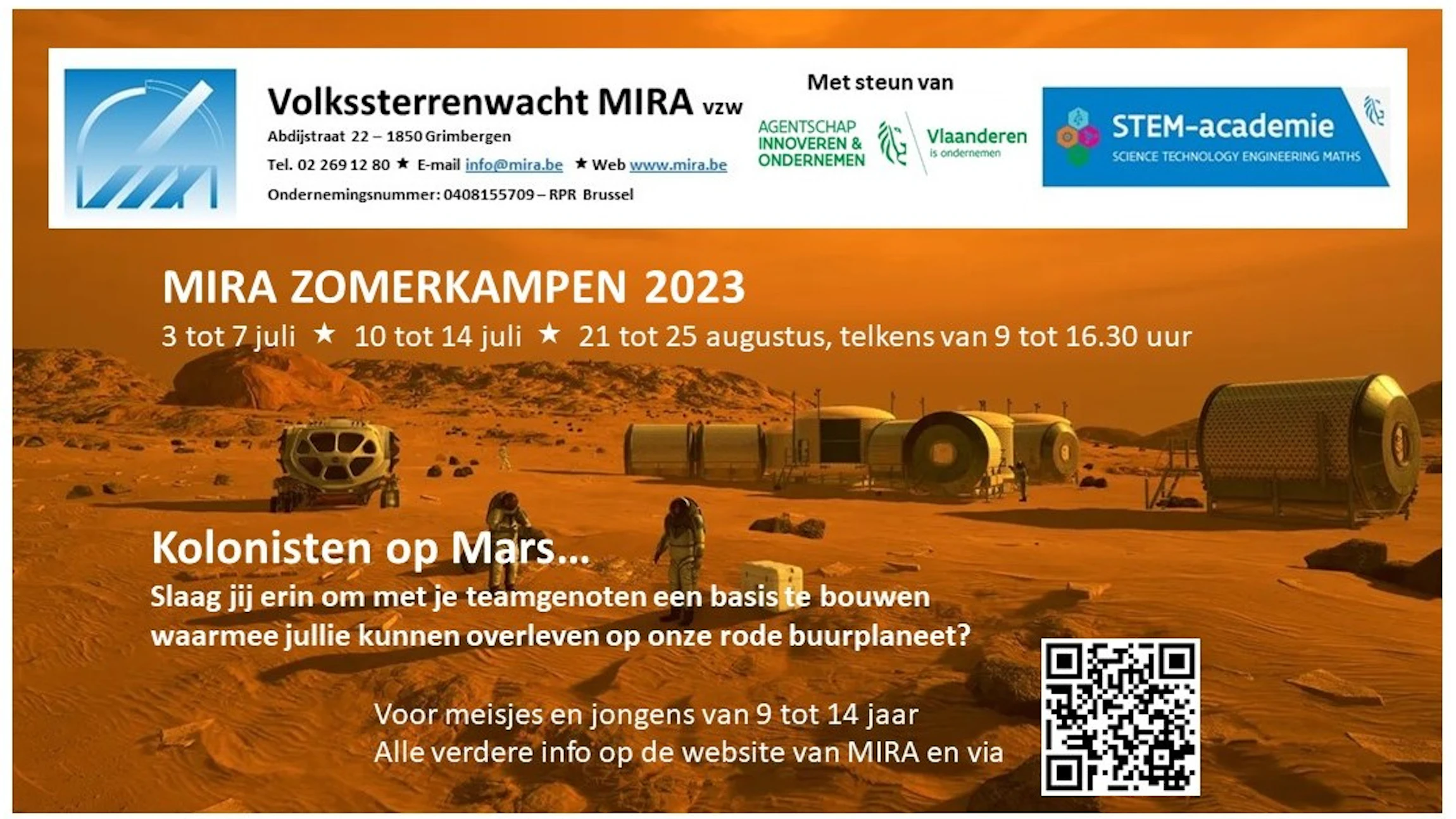 Zomerkampen 2023 op Volkssterrenwacht MIRA