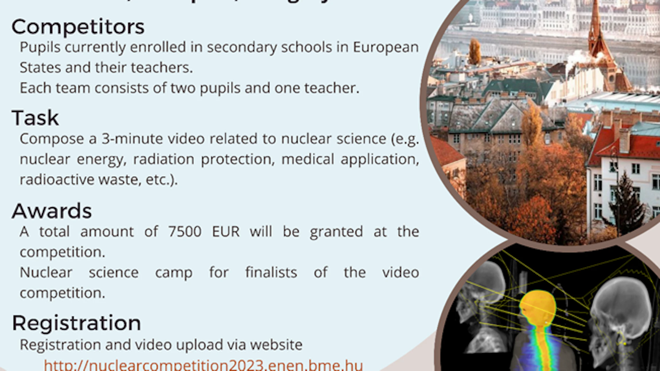 3e Europese nucleaire competitie voor middelbare scholen