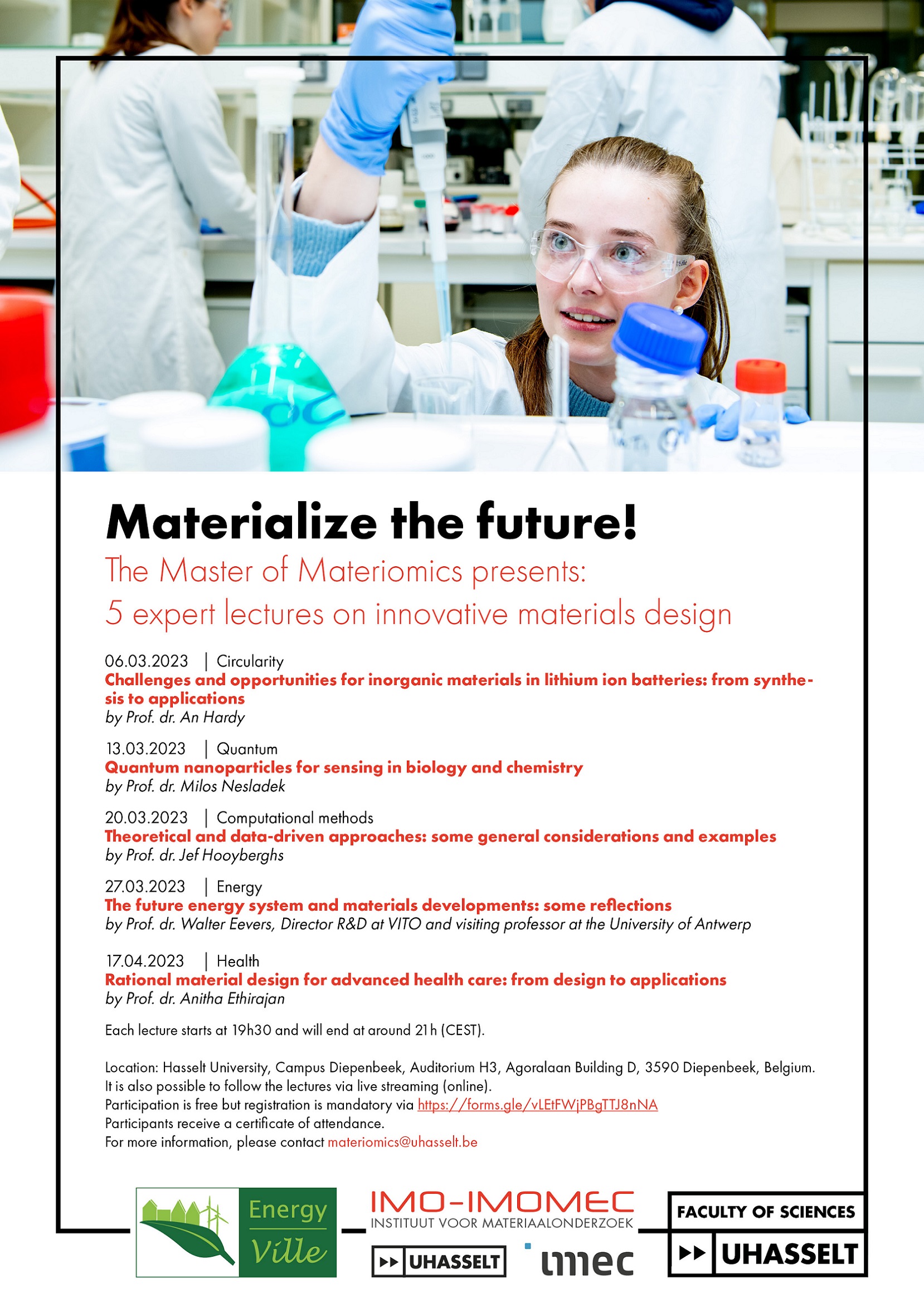 Materialize the future!