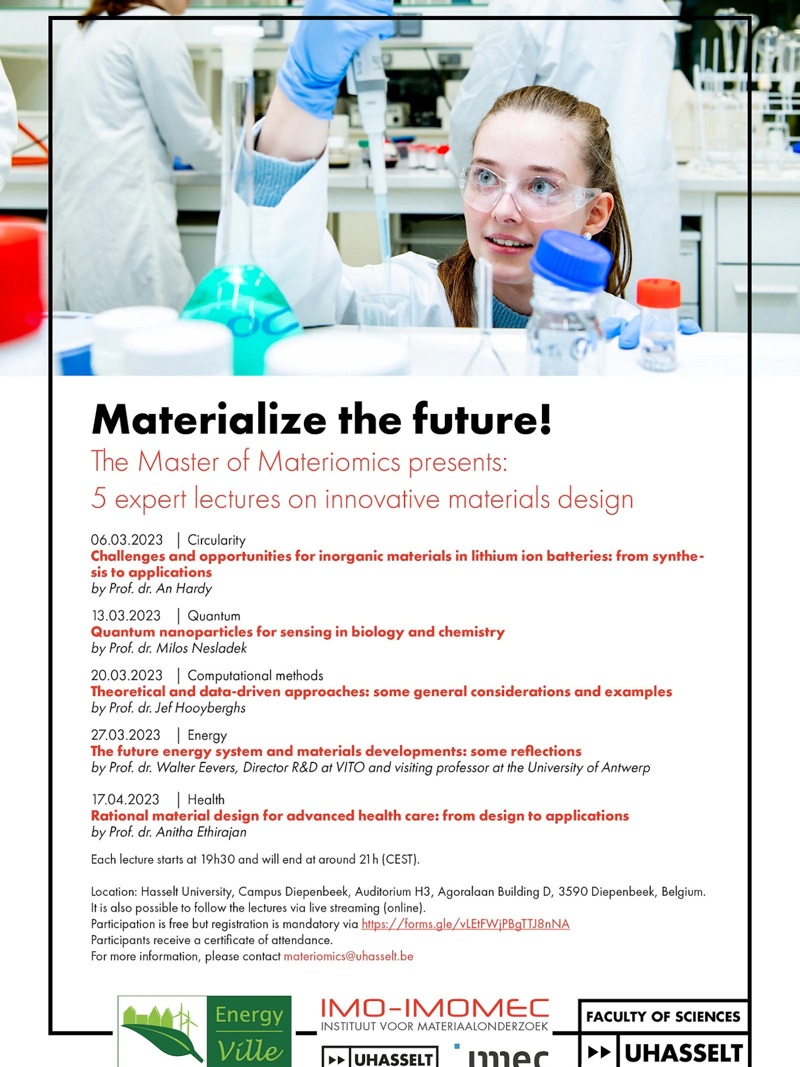 Materialize the future!