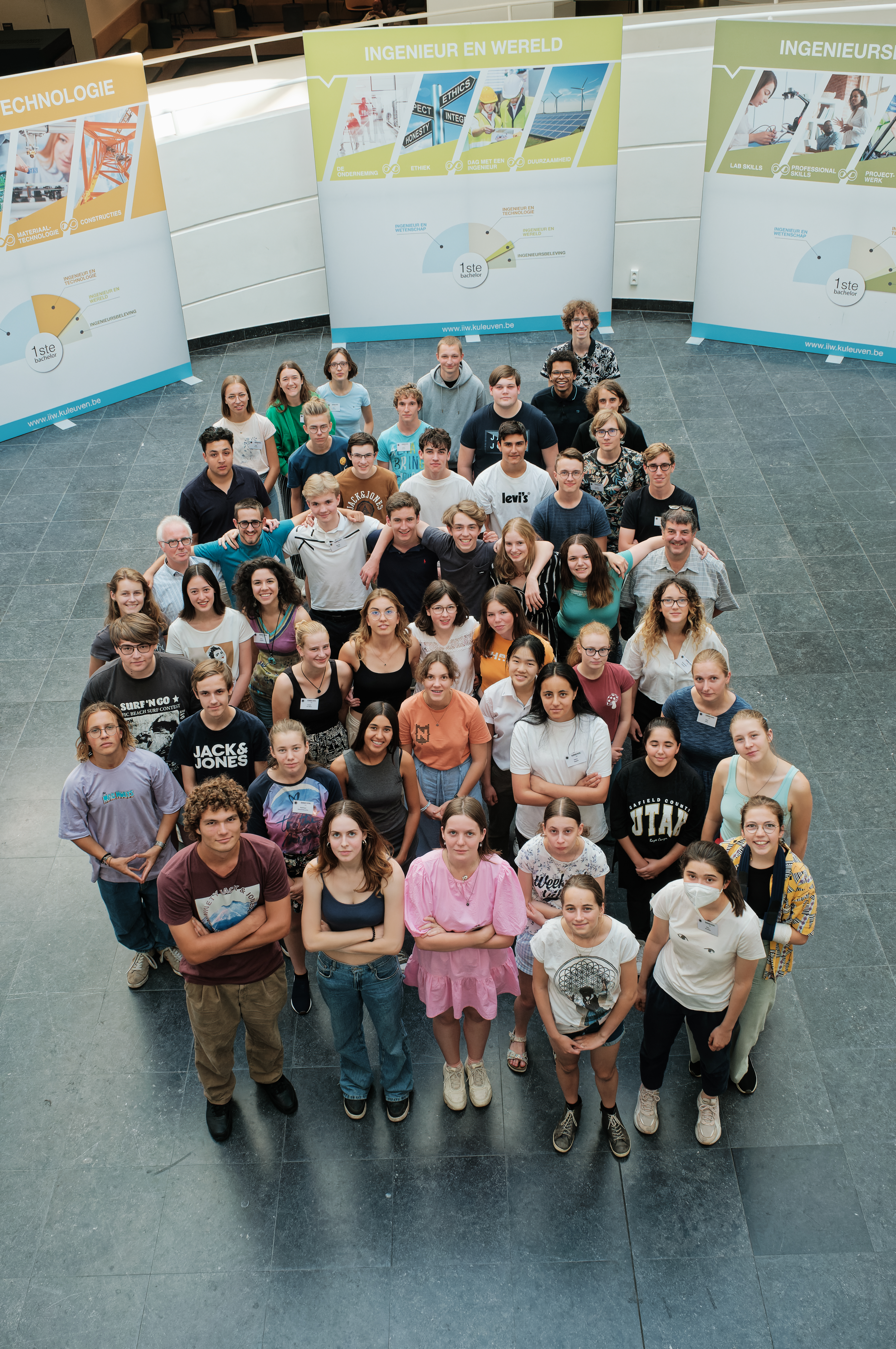 Groepsfoto zomerschool sterrenkunde 2022