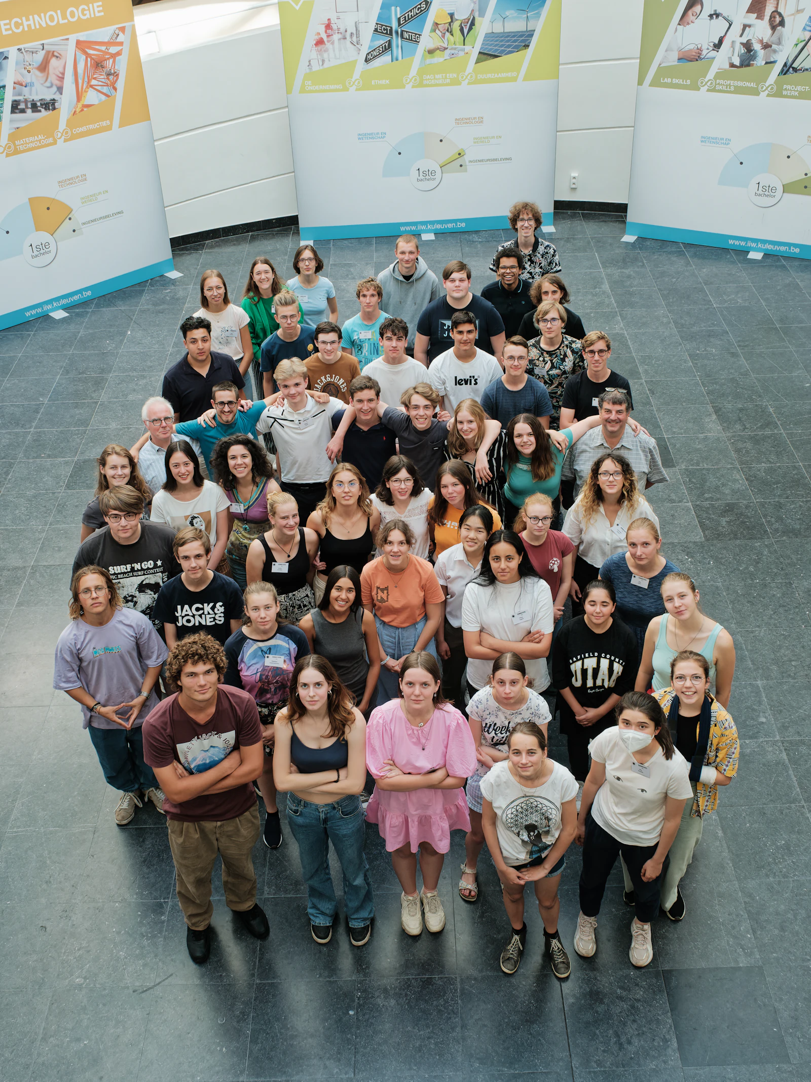 Groepsfoto zomerschool sterrenkunde 2022