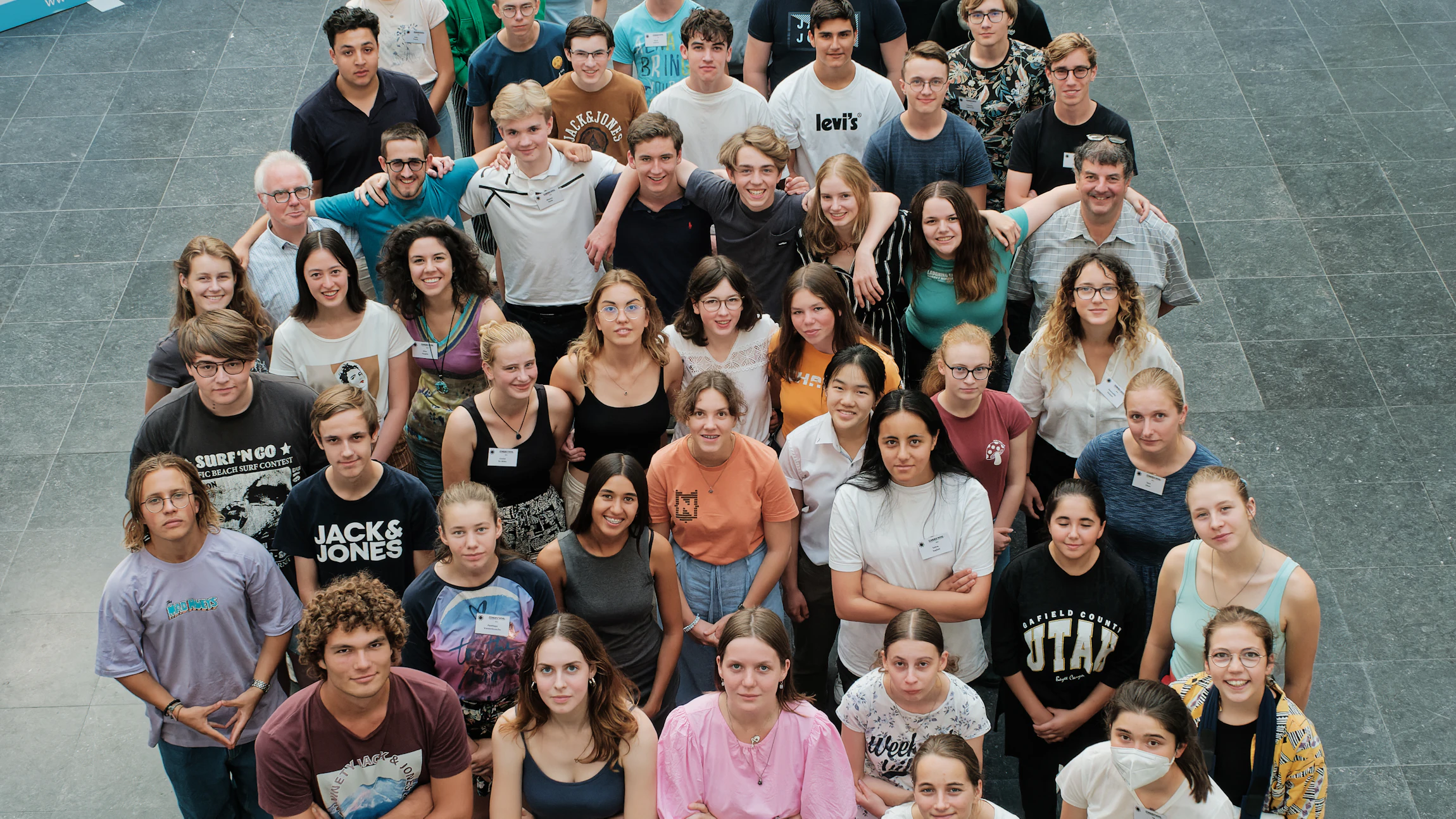 Groepsfoto zomerschool sterrenkunde 2022