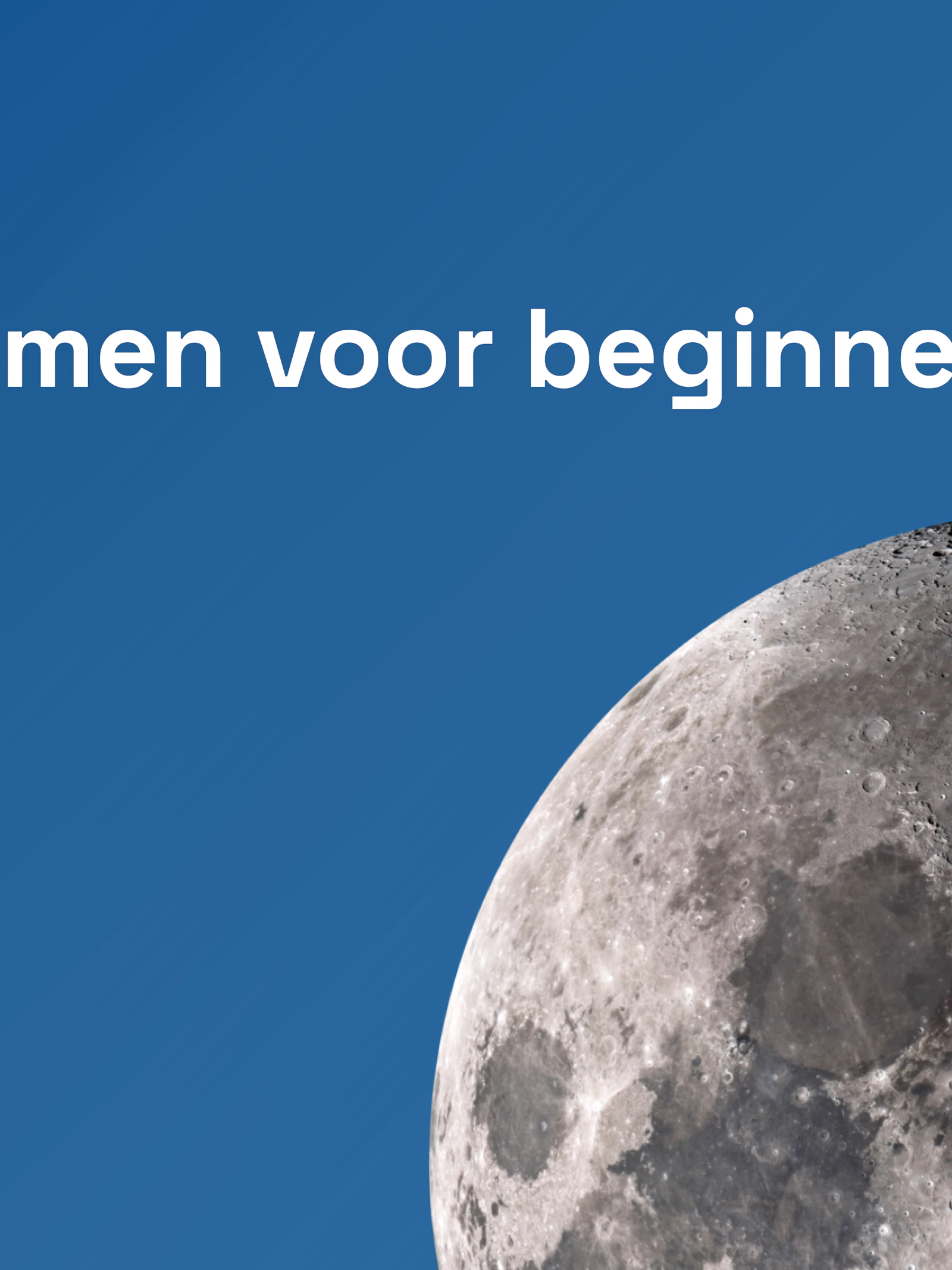 Waarnemen voor beginners 2023-2024