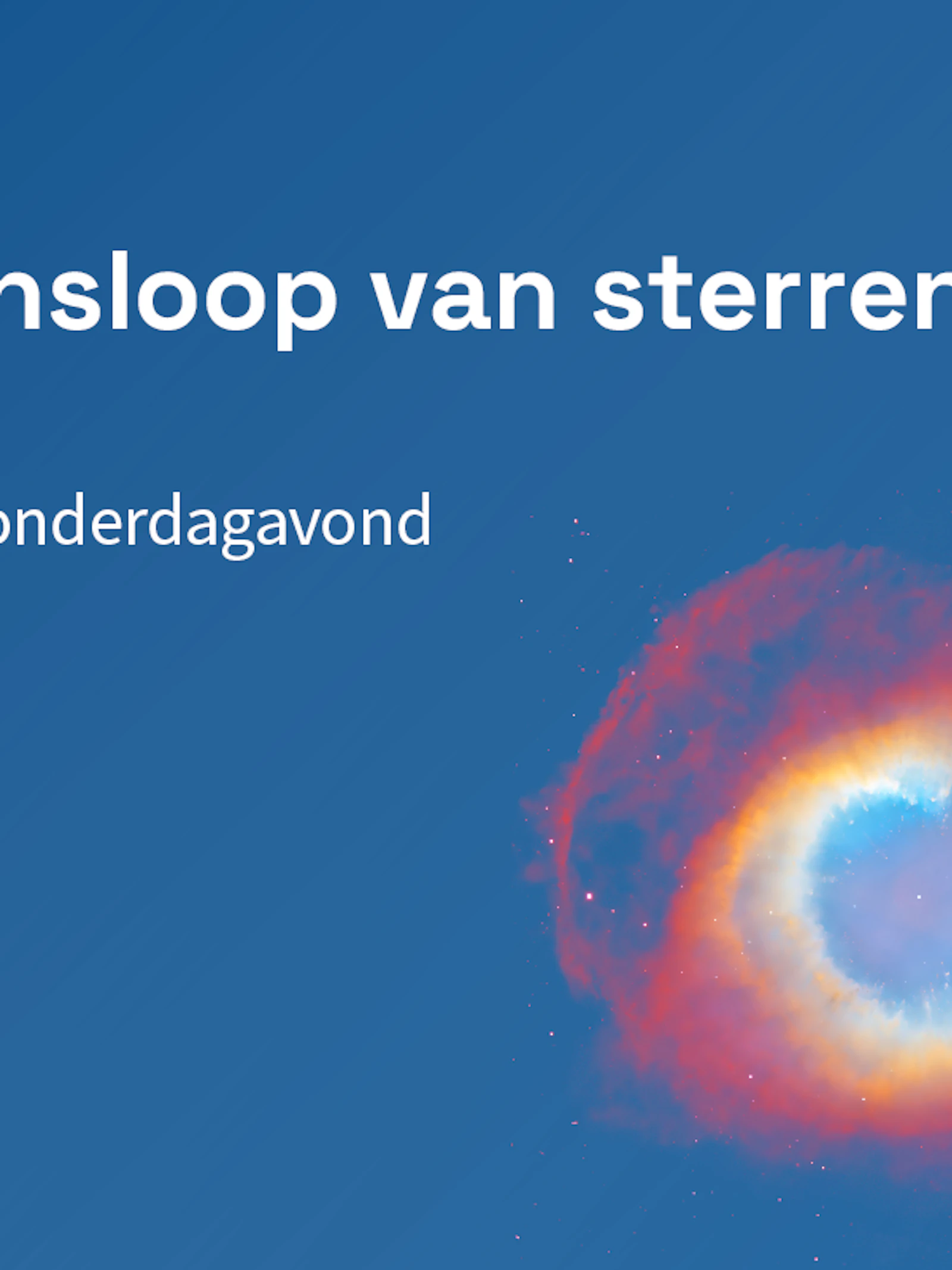 De levensloop van sterren 2024