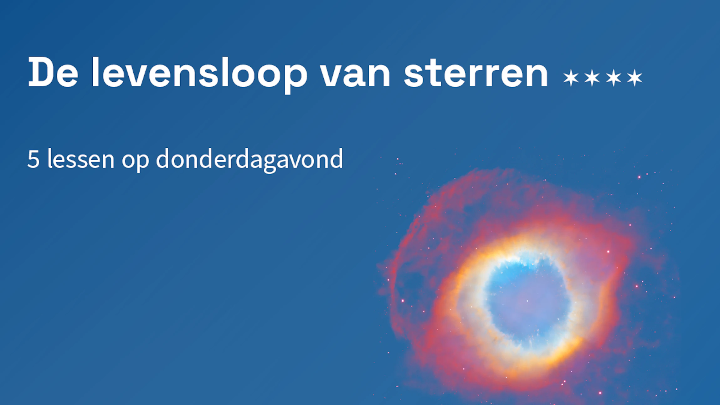 De levensloop van sterren 2024