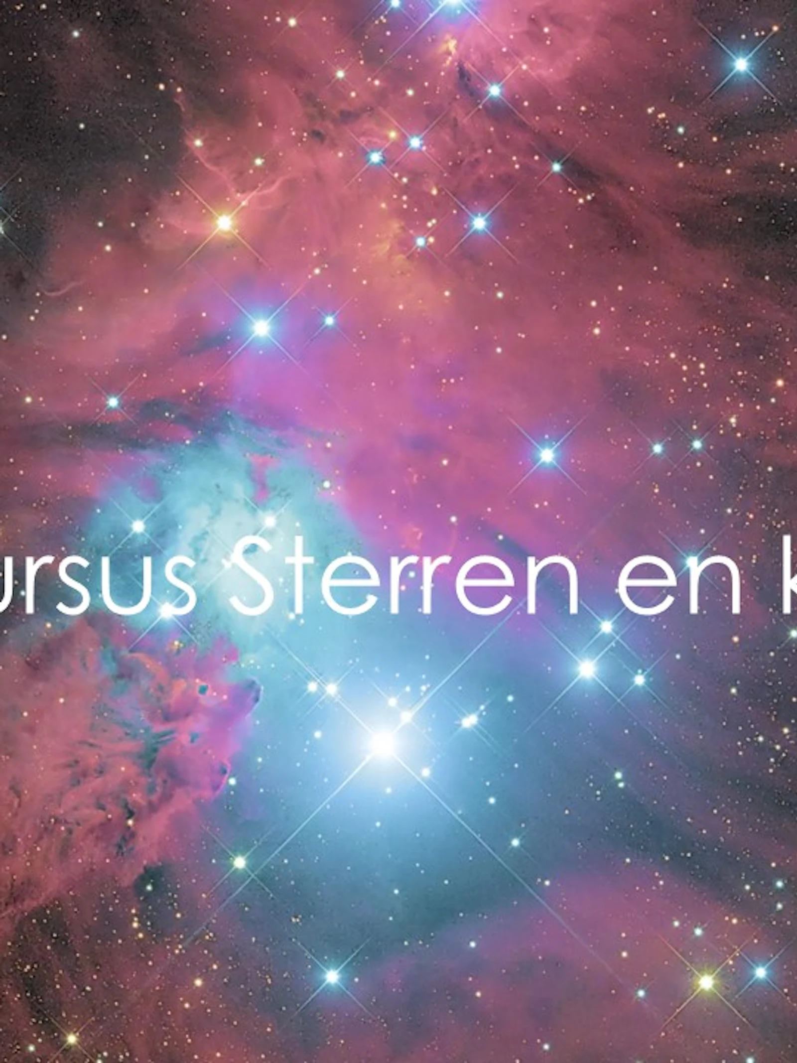 De kosmos in het Gents? Het kan in deze vijfdelige lessenreeks!