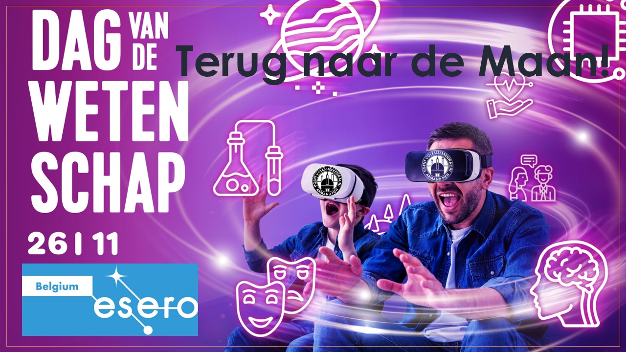 Op de Dag van de Wetenschap staat de sterrenwacht volledig in het teken van de Maan!