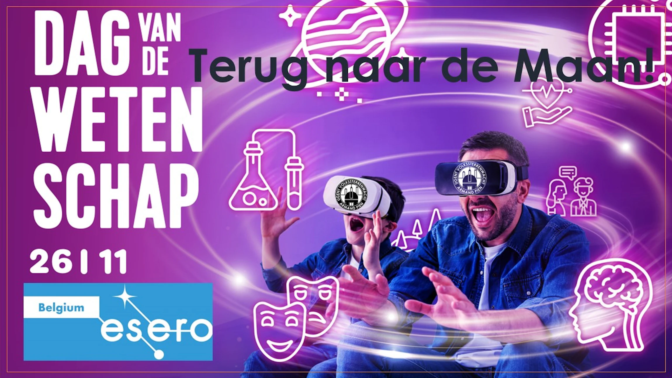 Op de Dag van de Wetenschap staat de sterrenwacht volledig in het teken van de Maan!