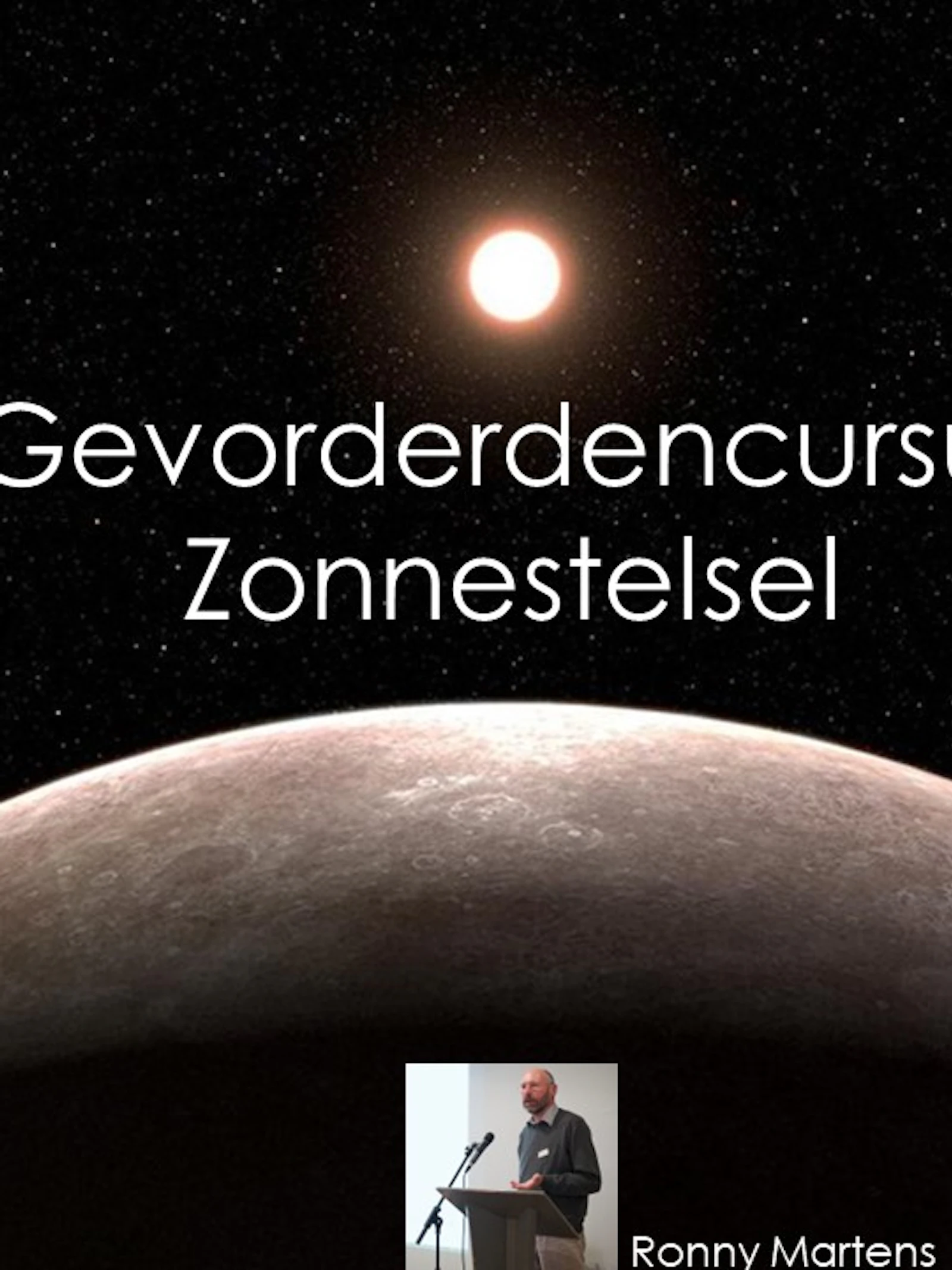 Ronny Martens neemt je in tien lessen mee naar de verste uithoeken van ons zonnestelsel!