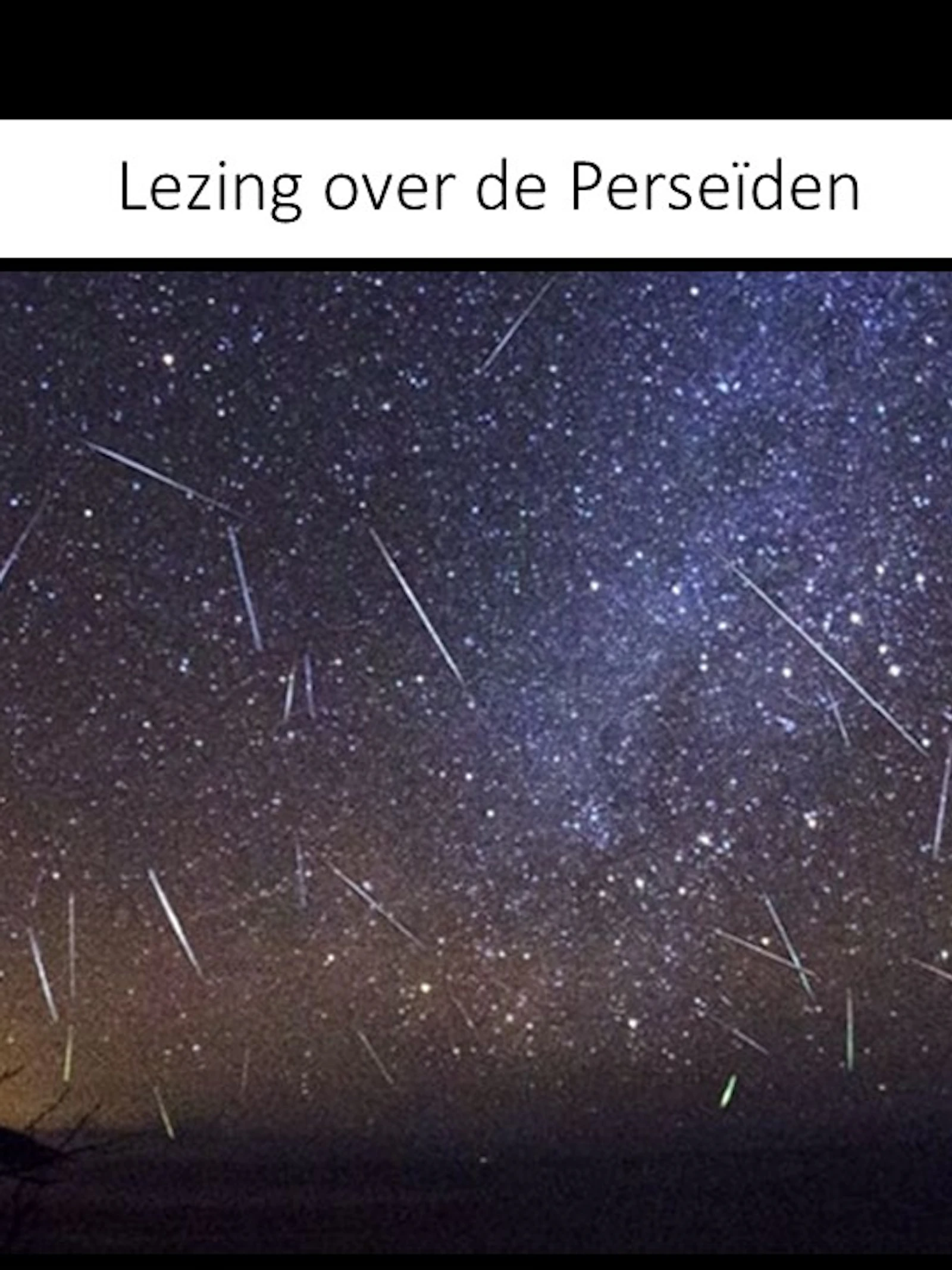 Patrick Lootens vertelt je alles over de mooiste meteorenzwerm van het hele jaar