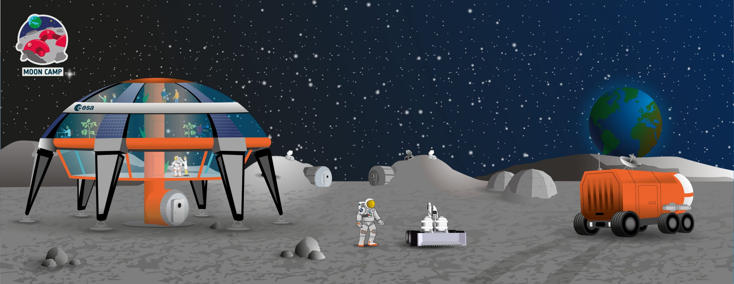 Space Lab: Moon Camp