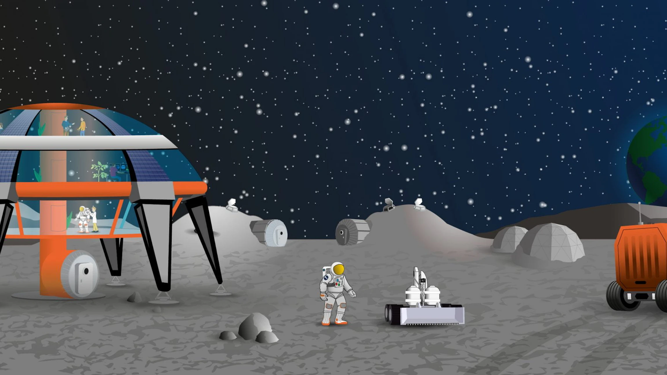 Space Lab: Moon Camp