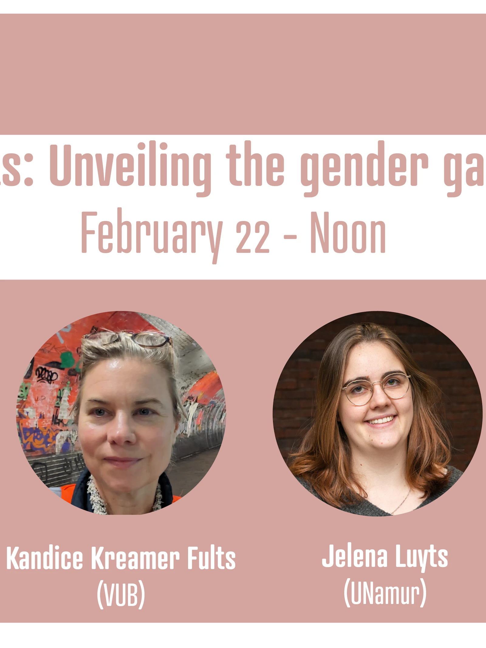 SciComm Academy Lunch talk - February 22