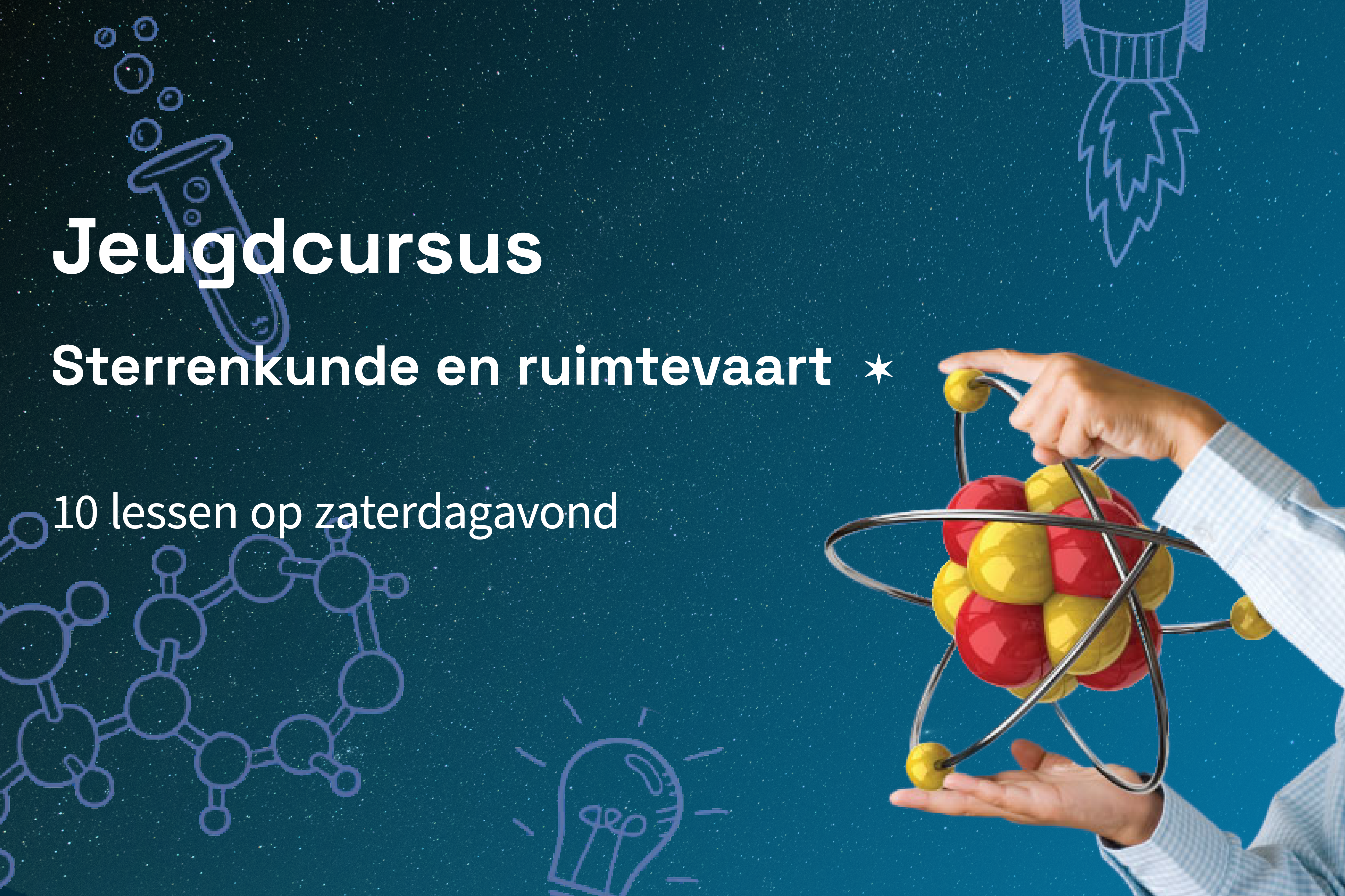 Jeugdcursus sterrenkunde en ruimtevaart 2024-2025