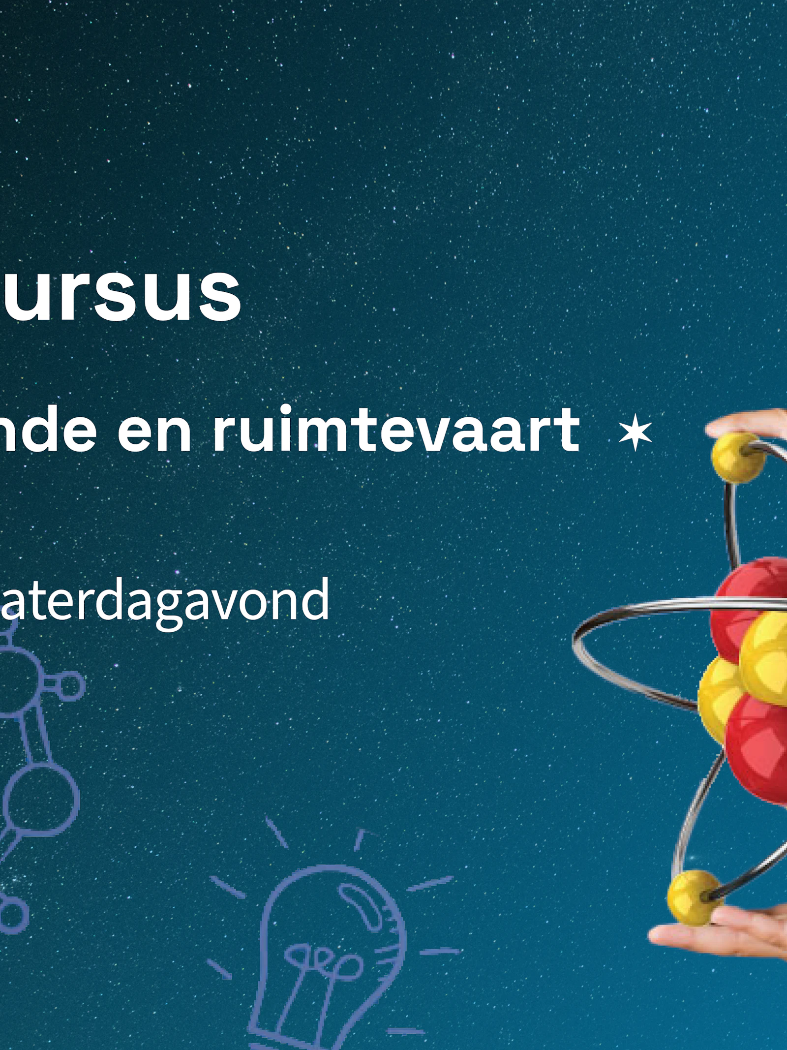 Jeugdcursus sterrenkunde en ruimtevaart 2024-2025