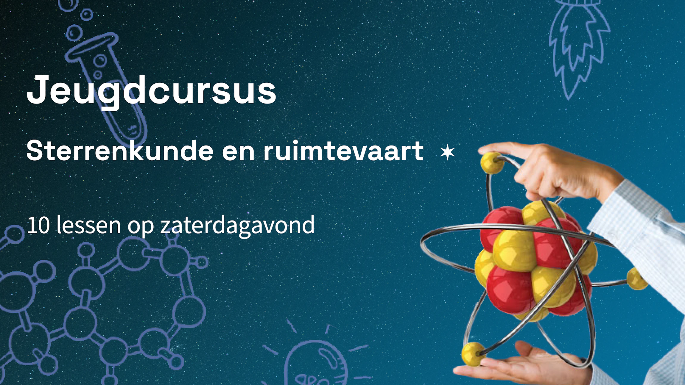 Jeugdcursus sterrenkunde en ruimtevaart 2024-2025
