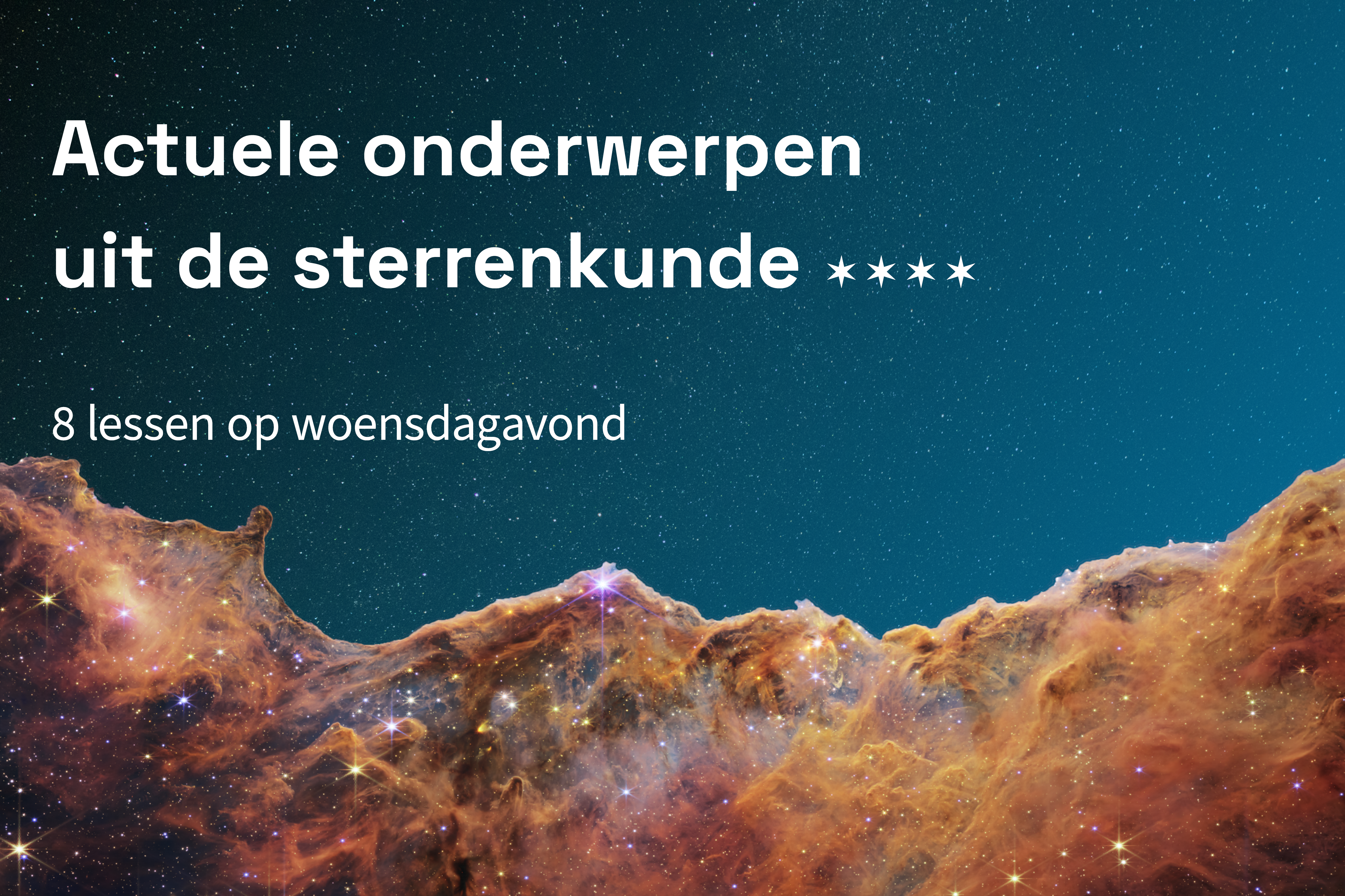 Actuele onderwerpen uit de sterrenkunde 2024-2025