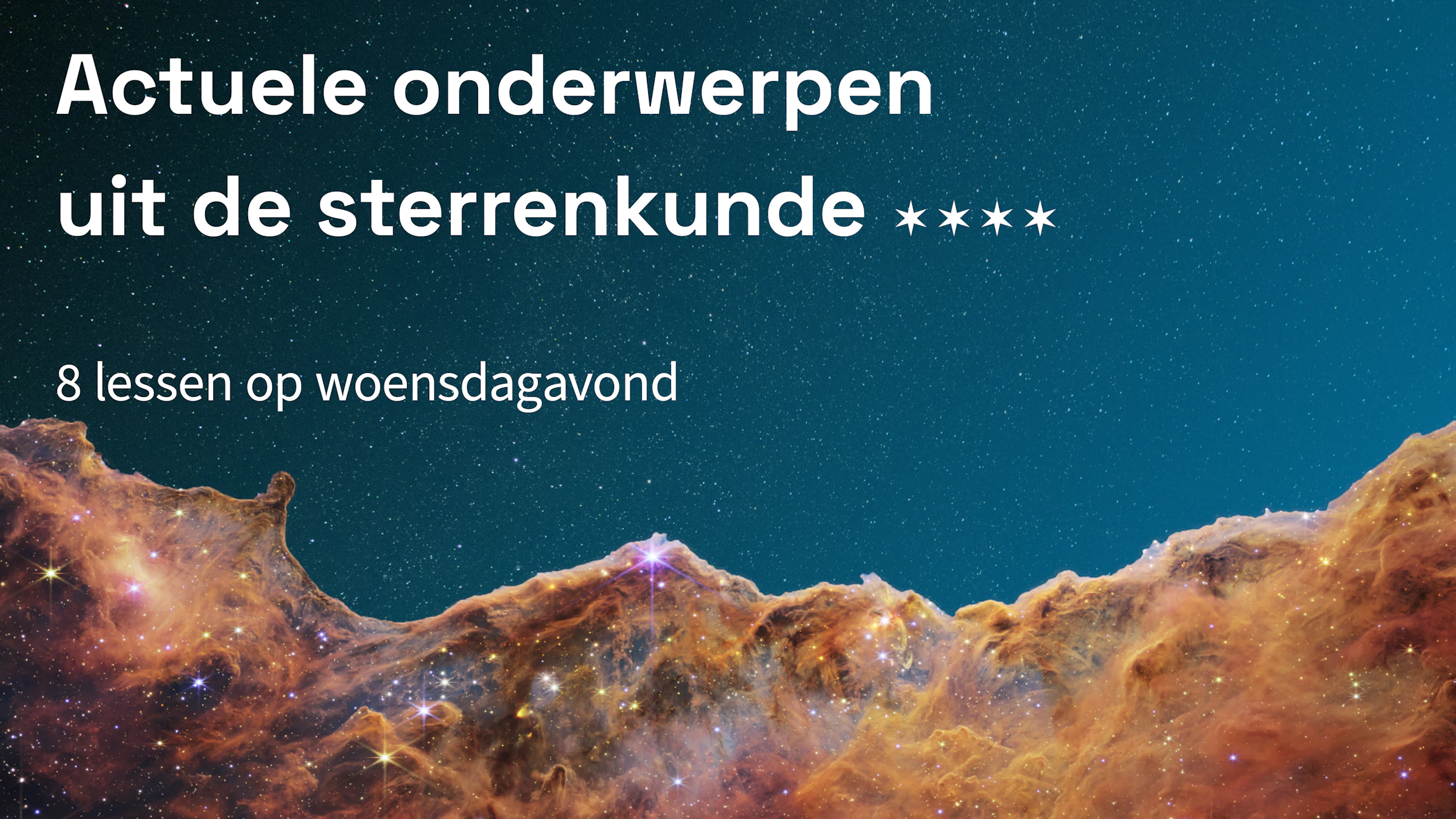 Actuele onderwerpen uit de sterrenkunde 2024-2025