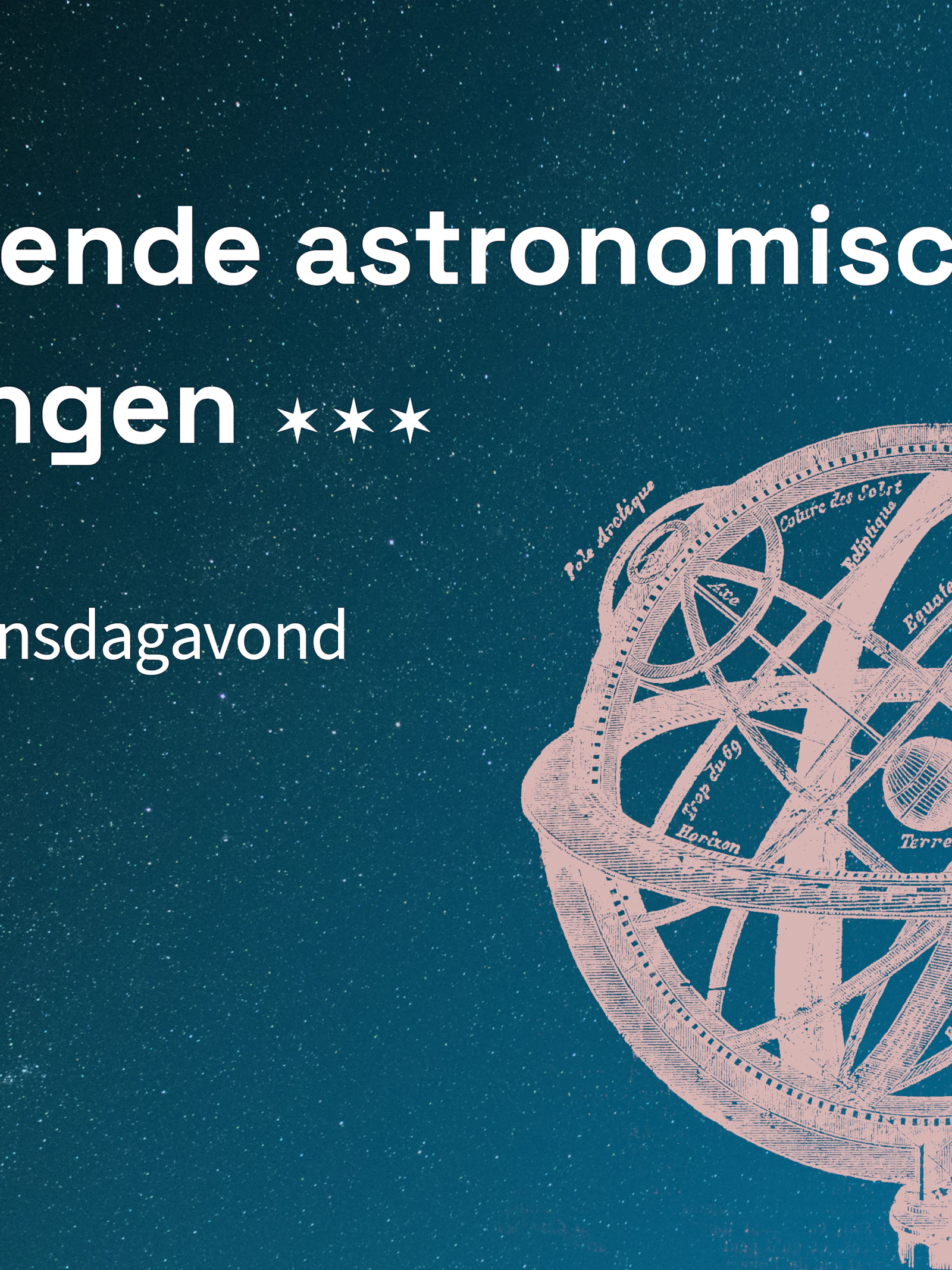 Verrassende astronomische vertellingen 2024-2025