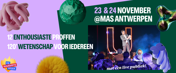 De Warmste Wetenschappers - live!