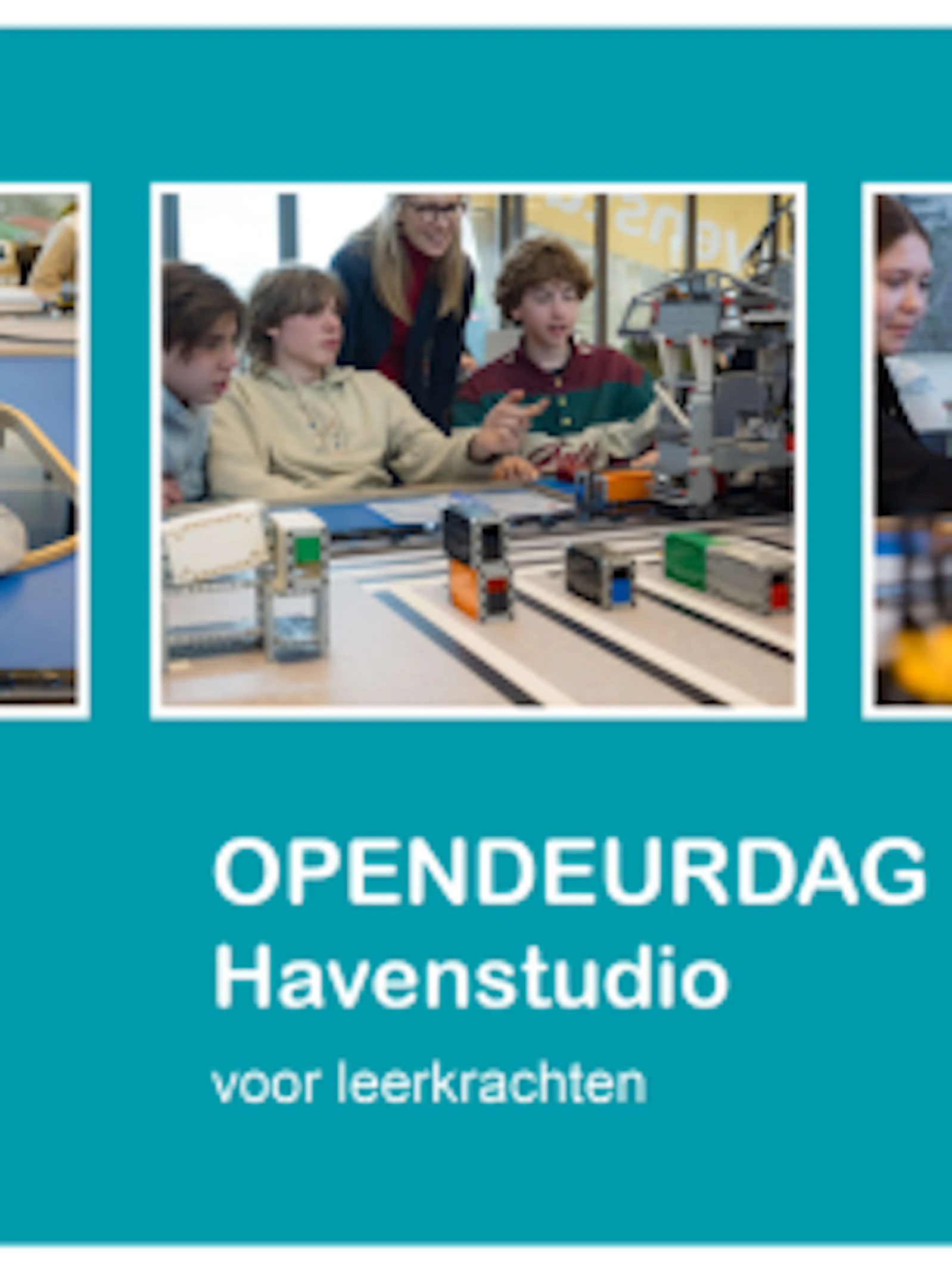 Havenstudio: opendeurdag voor STEM-leerkrachten en pedagogisch begeleiders