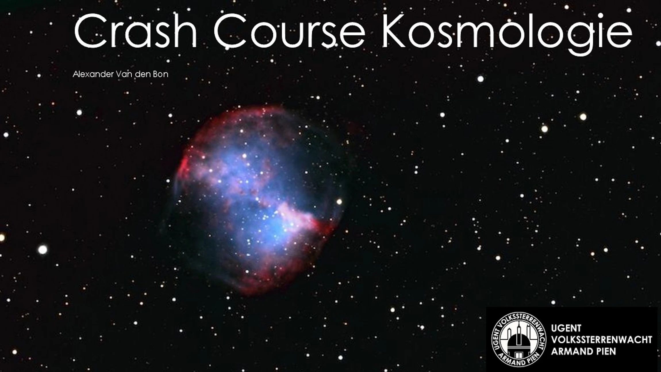 Kort maar krachtig en vooral razend interessant - onze crash course kosmologie