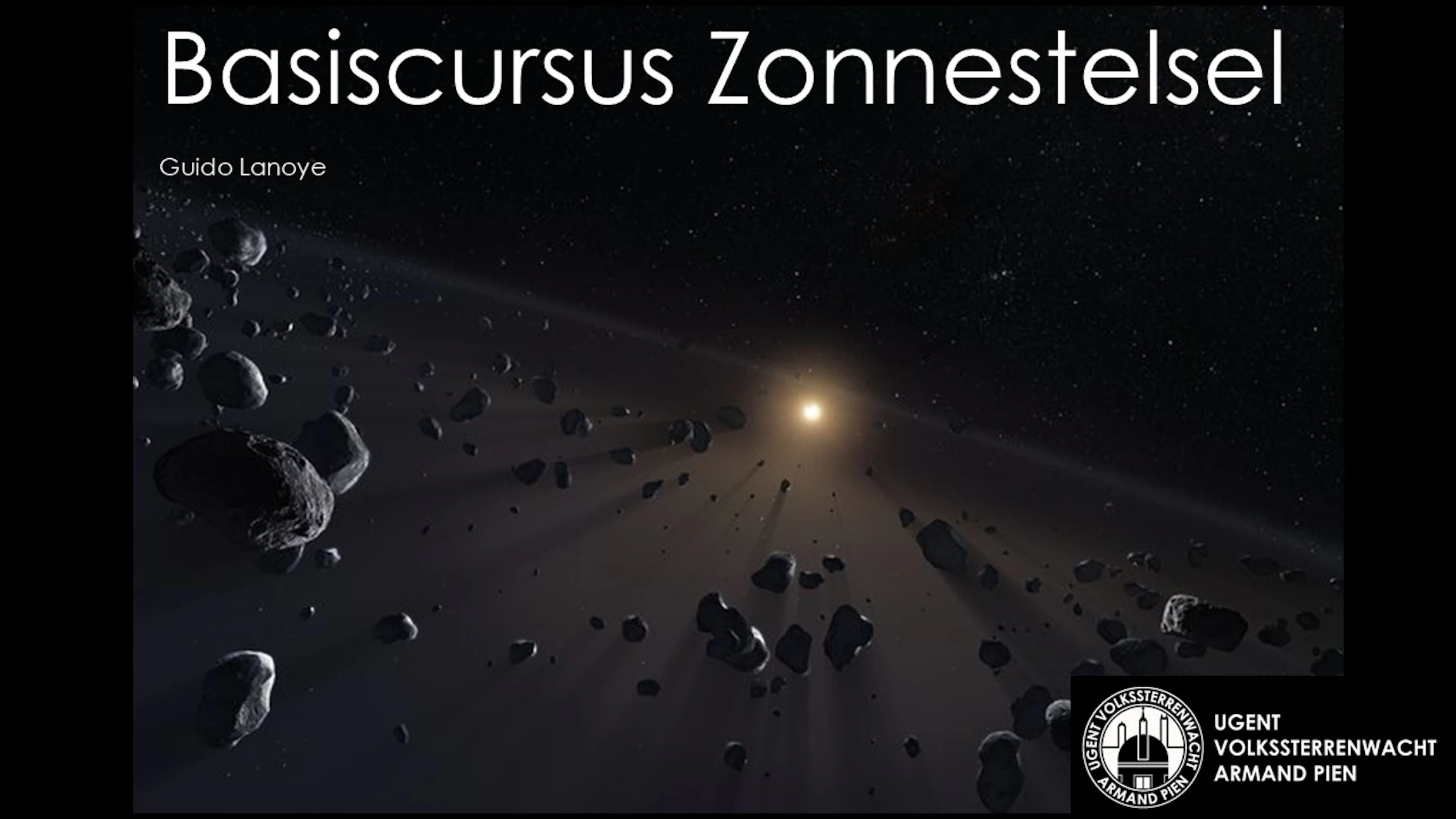 Ons zonnestelsel is onze straat in het onmetelijk heelal. Leer er alles over in deze basiscursus!